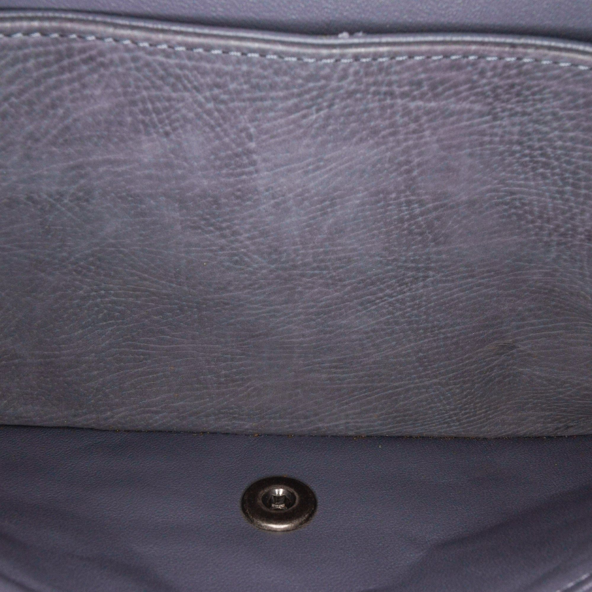 Chanel Chanel Medium Classic Nubuck Double Flap Gray Size ONE SIZE - 5 Thumbnail