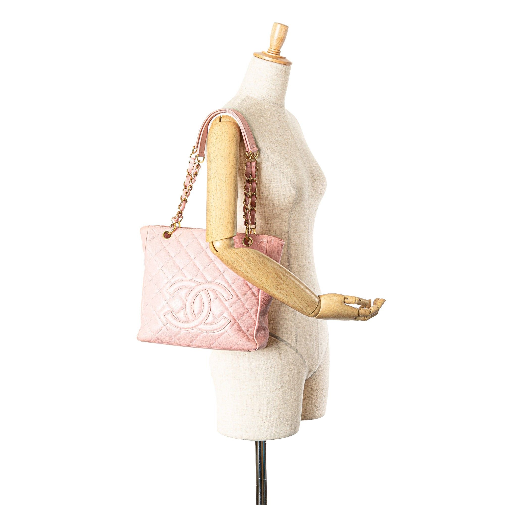 Chanel Chanel Caviar Petite Shopping Tote Pink Size ONE SIZE - 11 Thumbnail