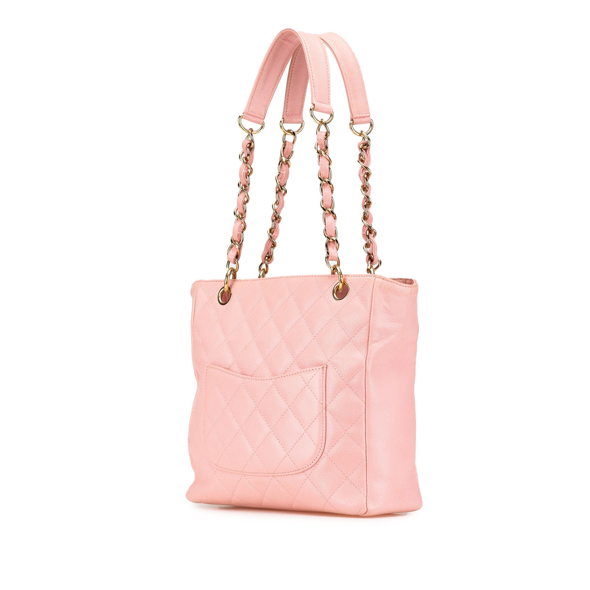 Chanel Chanel Caviar Petite Shopping Tote Pink Size ONE SIZE - 2 Thumbnail
