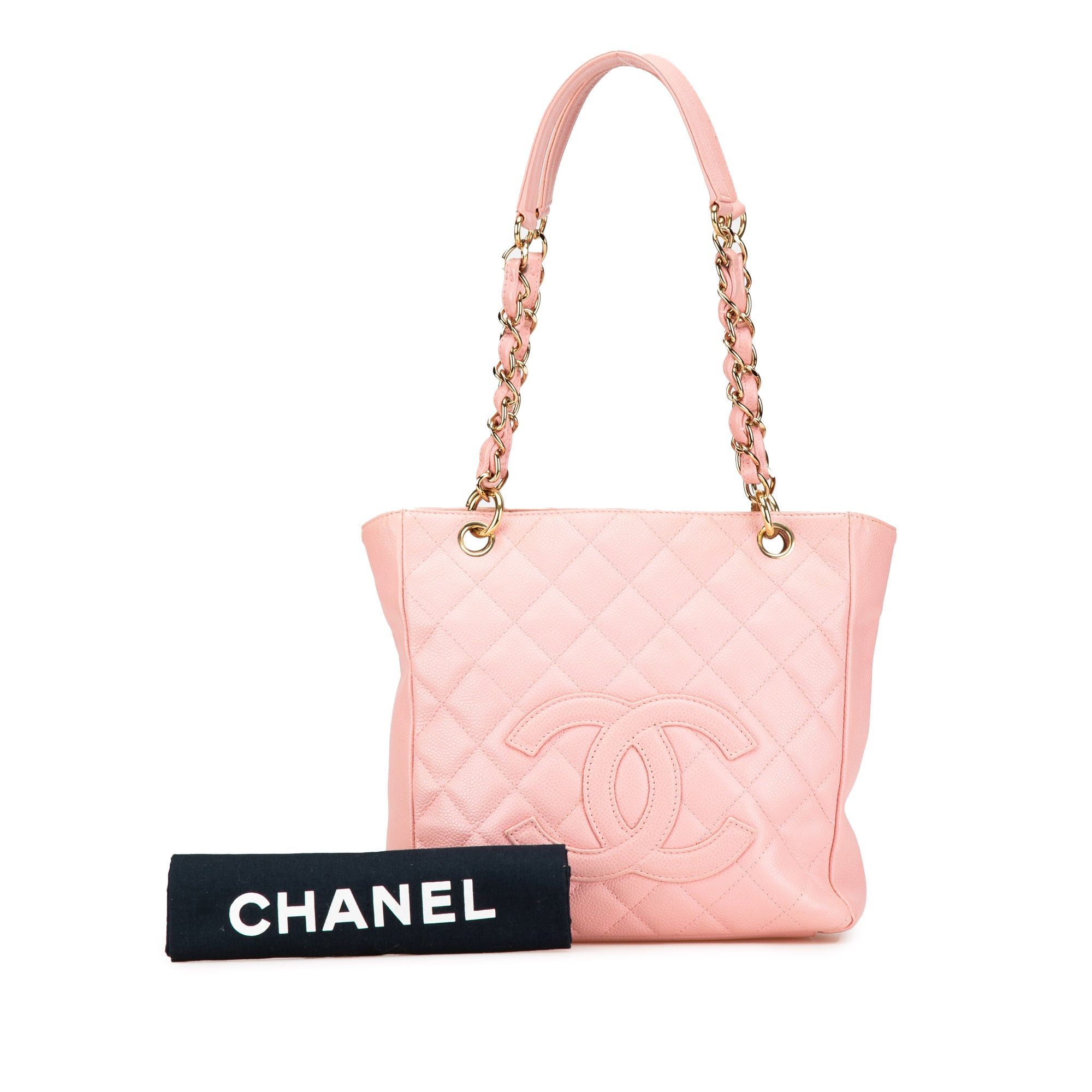 Chanel Chanel Caviar Petite Shopping Tote Pink Size ONE SIZE - 12 Thumbnail