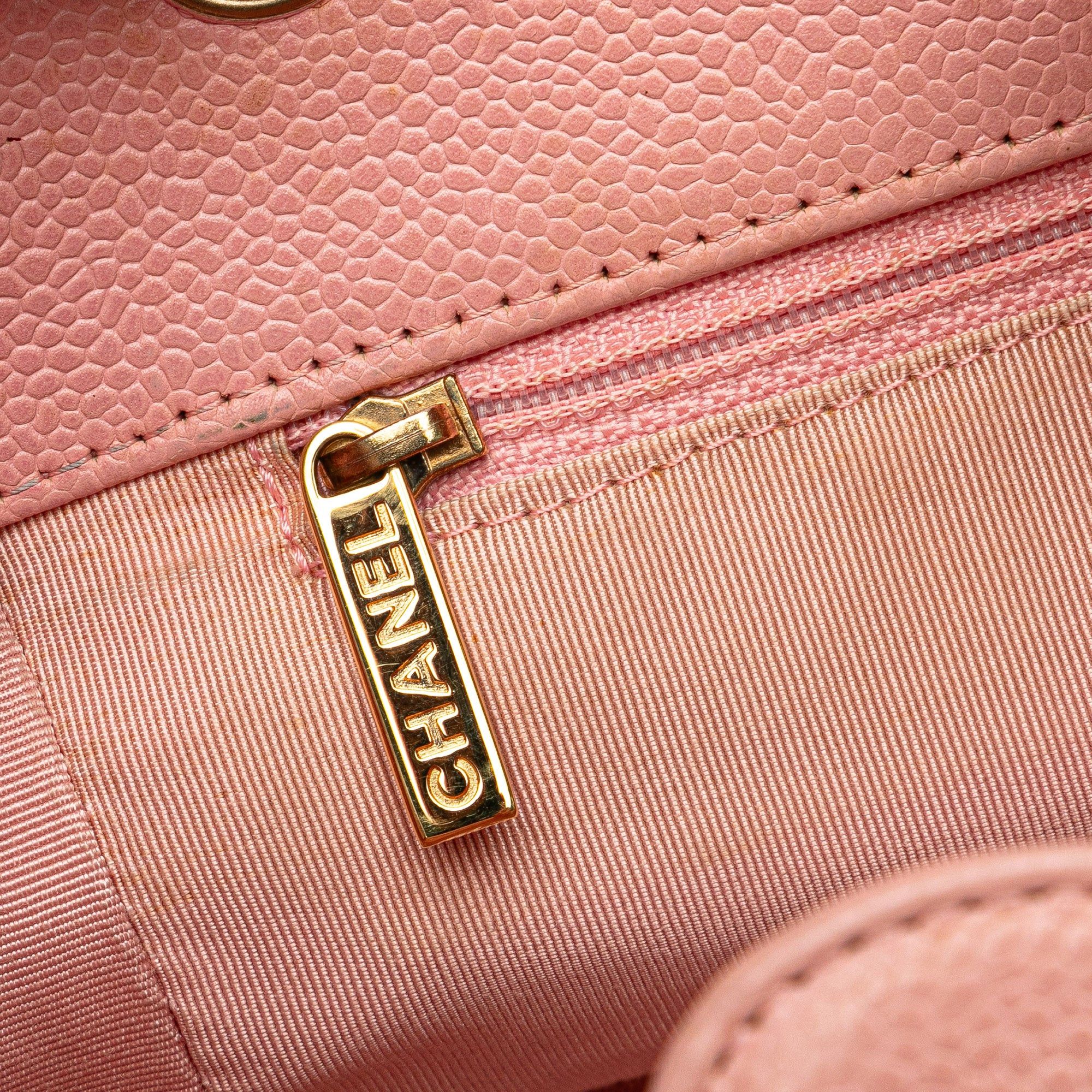 Chanel Chanel Caviar Petite Shopping Tote Pink Size ONE SIZE - 6 Thumbnail