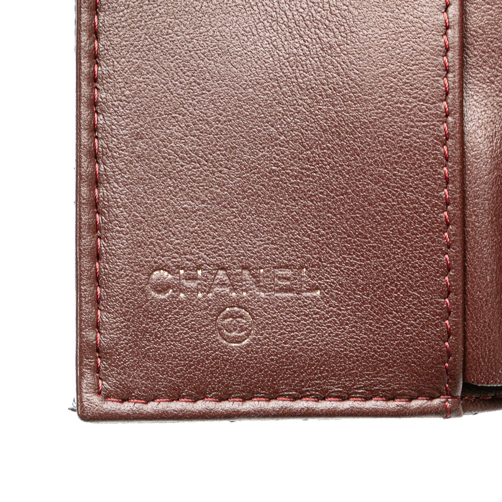 Chanel Chanel CC Quilted Caviar Trifold Wallet Black Size ONE SIZE - 6 Thumbnail