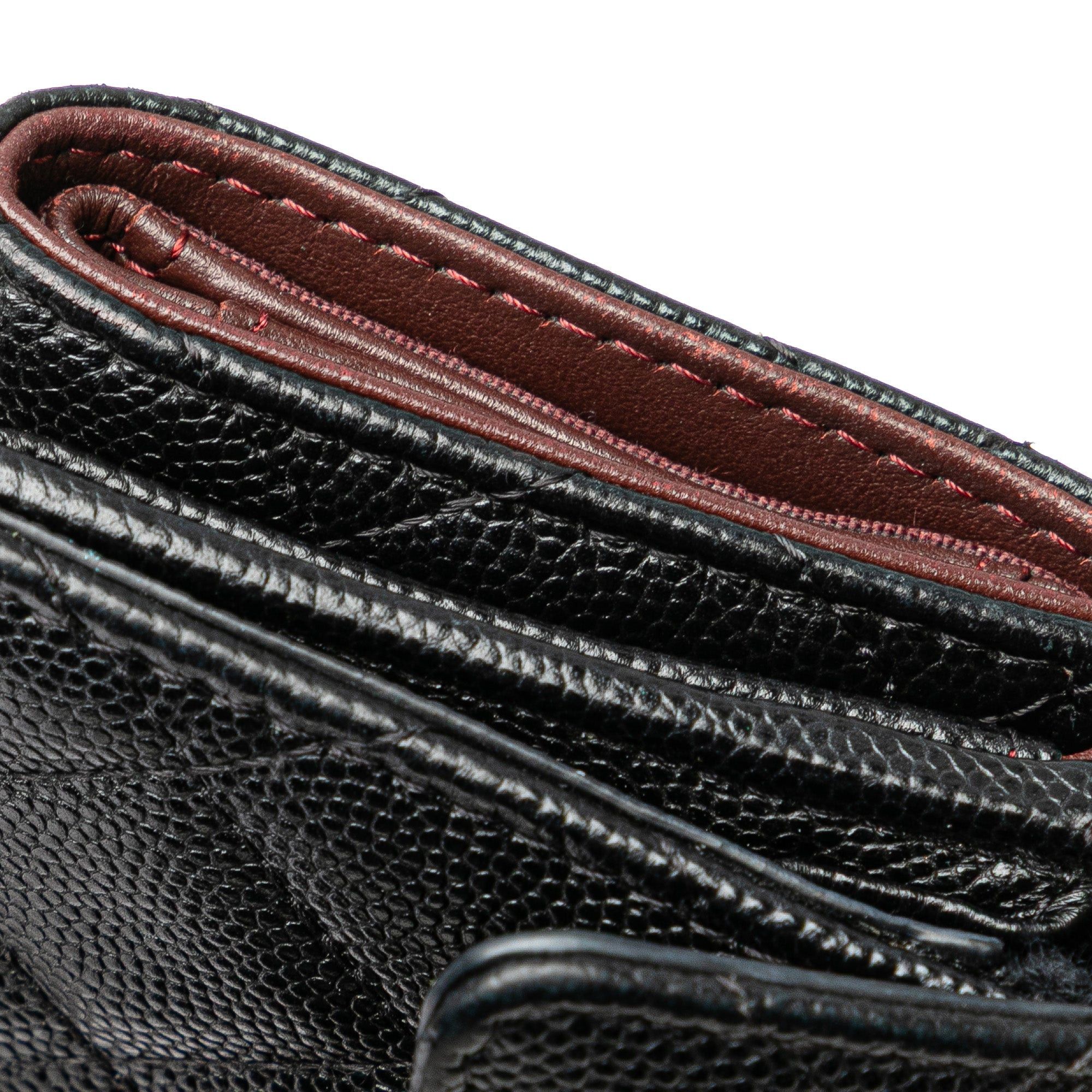 Chanel Chanel CC Quilted Caviar Trifold Wallet Black Size ONE SIZE - 11 Thumbnail