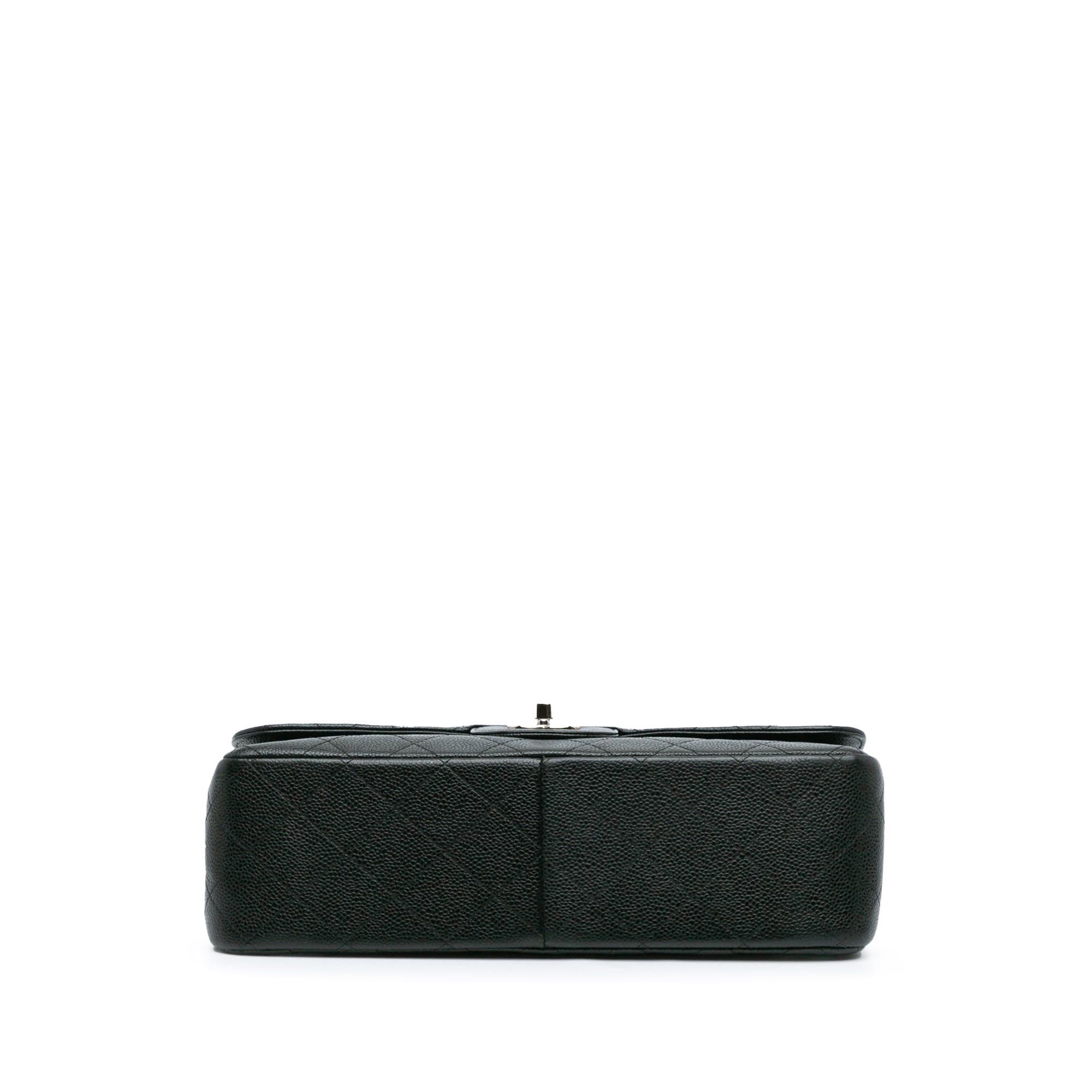 Chanel Chanel Jumbo Classic Caviar Double Flap Black Size ONE SIZE - 3 Thumbnail