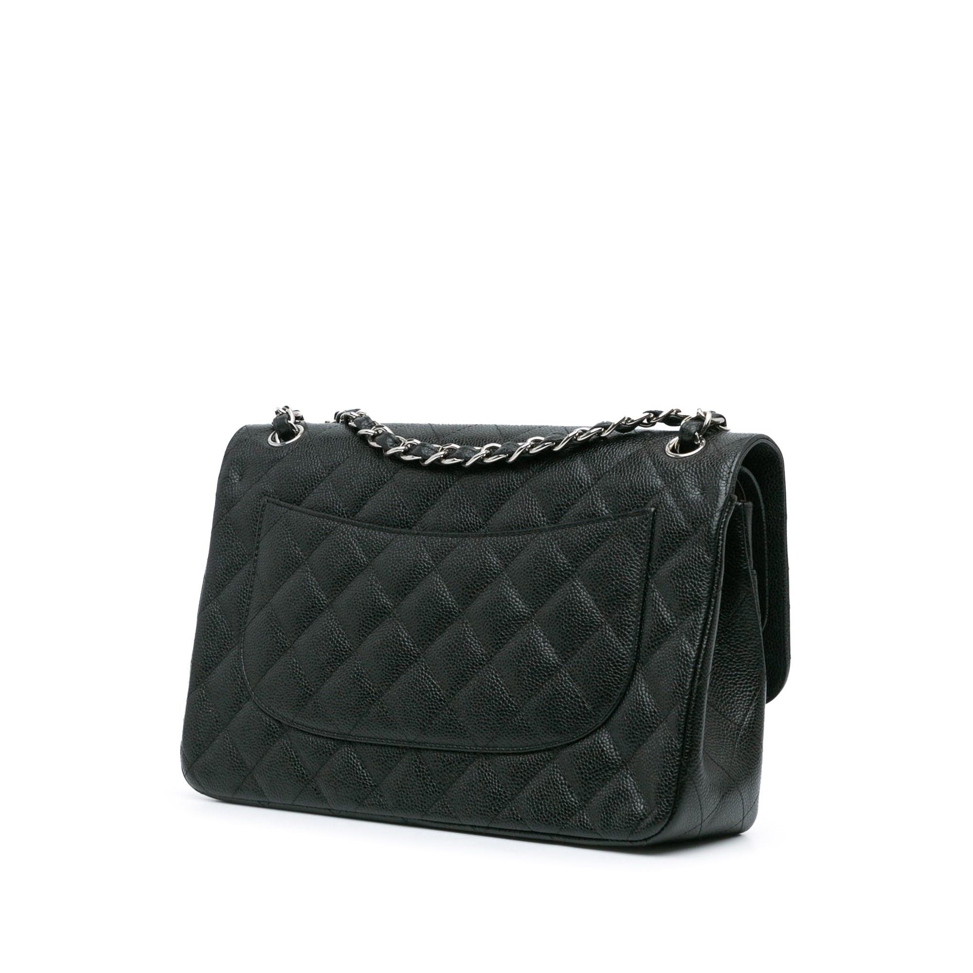 Chanel Chanel Jumbo Classic Caviar Double Flap Black Size ONE SIZE - 2 Thumbnail