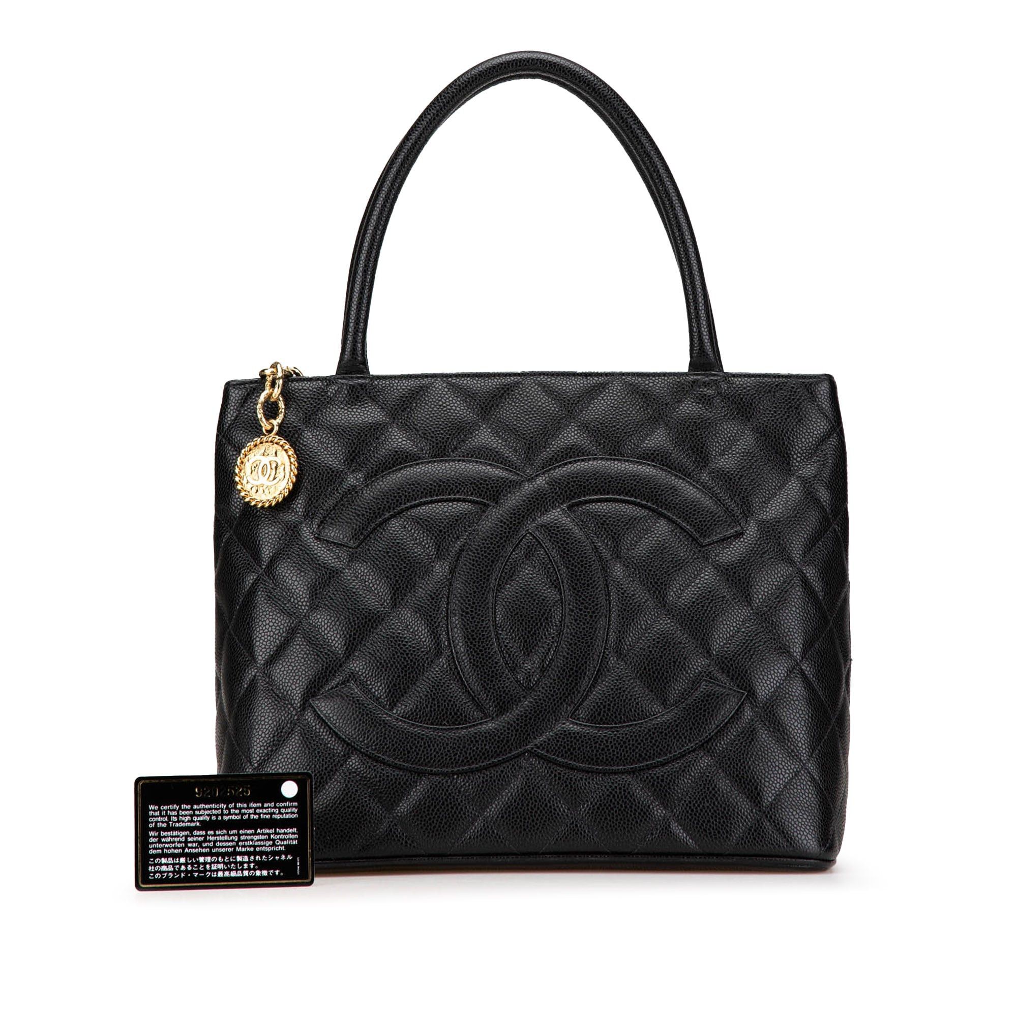 Chanel Chanel Caviar Medallion Tote Black Size ONE SIZE - 12 Thumbnail