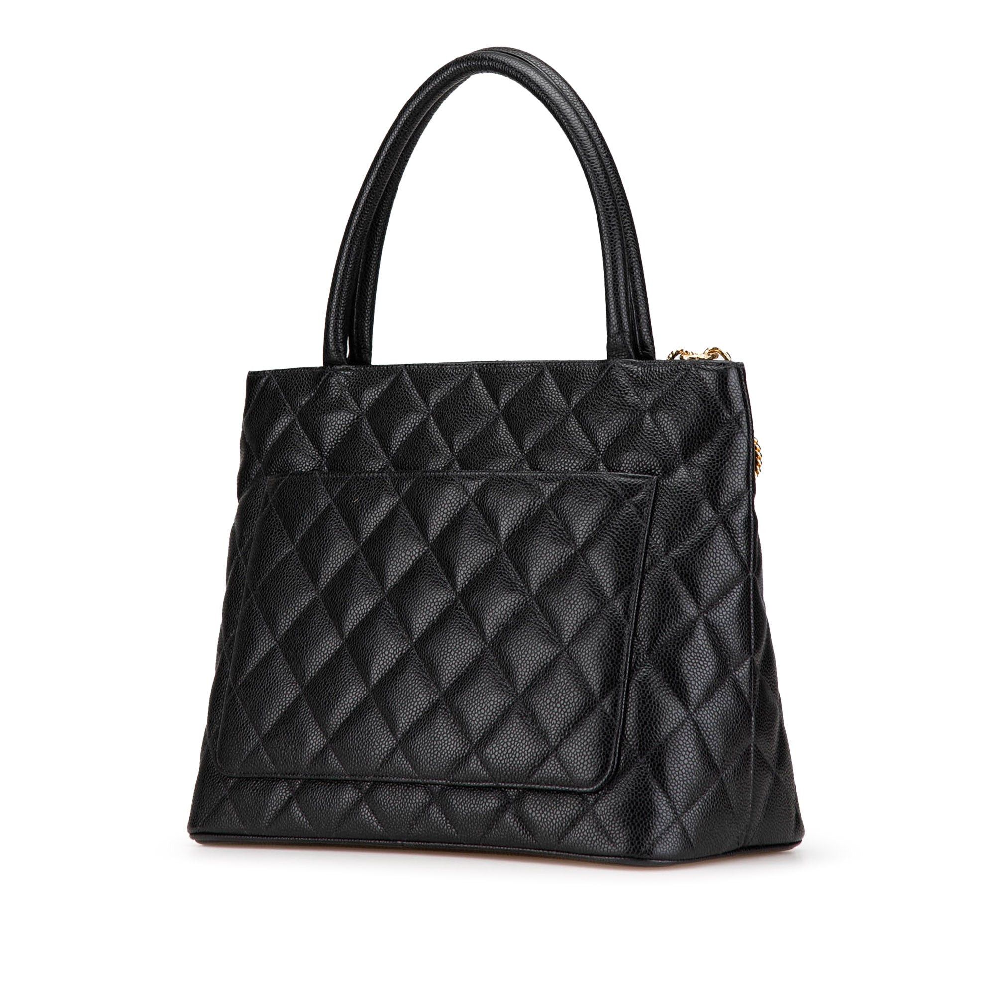 Chanel Chanel Caviar Medallion Tote Black Size ONE SIZE - 2 Thumbnail