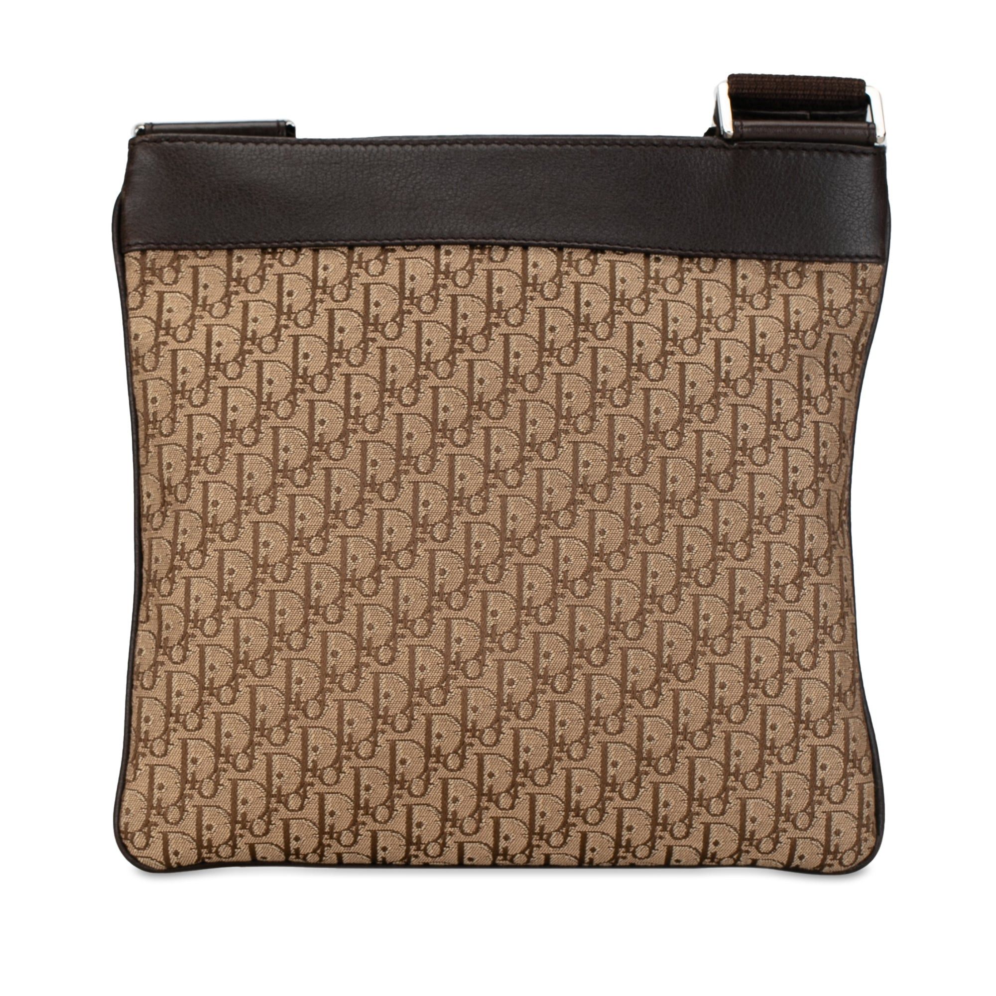 Dior Dior Diorissimo Trotter Canvas Street Chic Crossbody Brown Size ONE SIZE - 3 Thumbnail