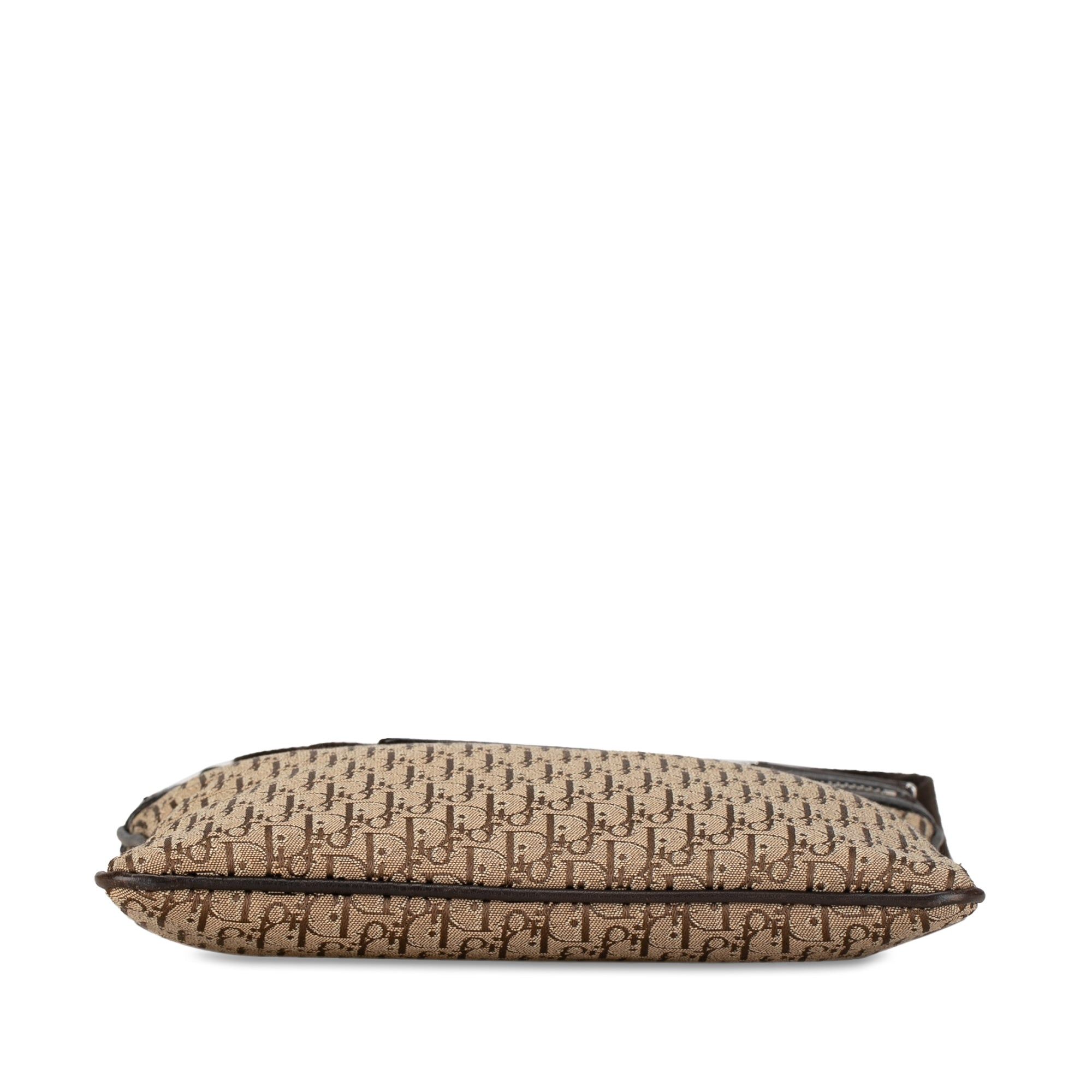 Dior Dior Diorissimo Trotter Canvas Street Chic Crossbody Brown Size ONE SIZE - 4 Thumbnail