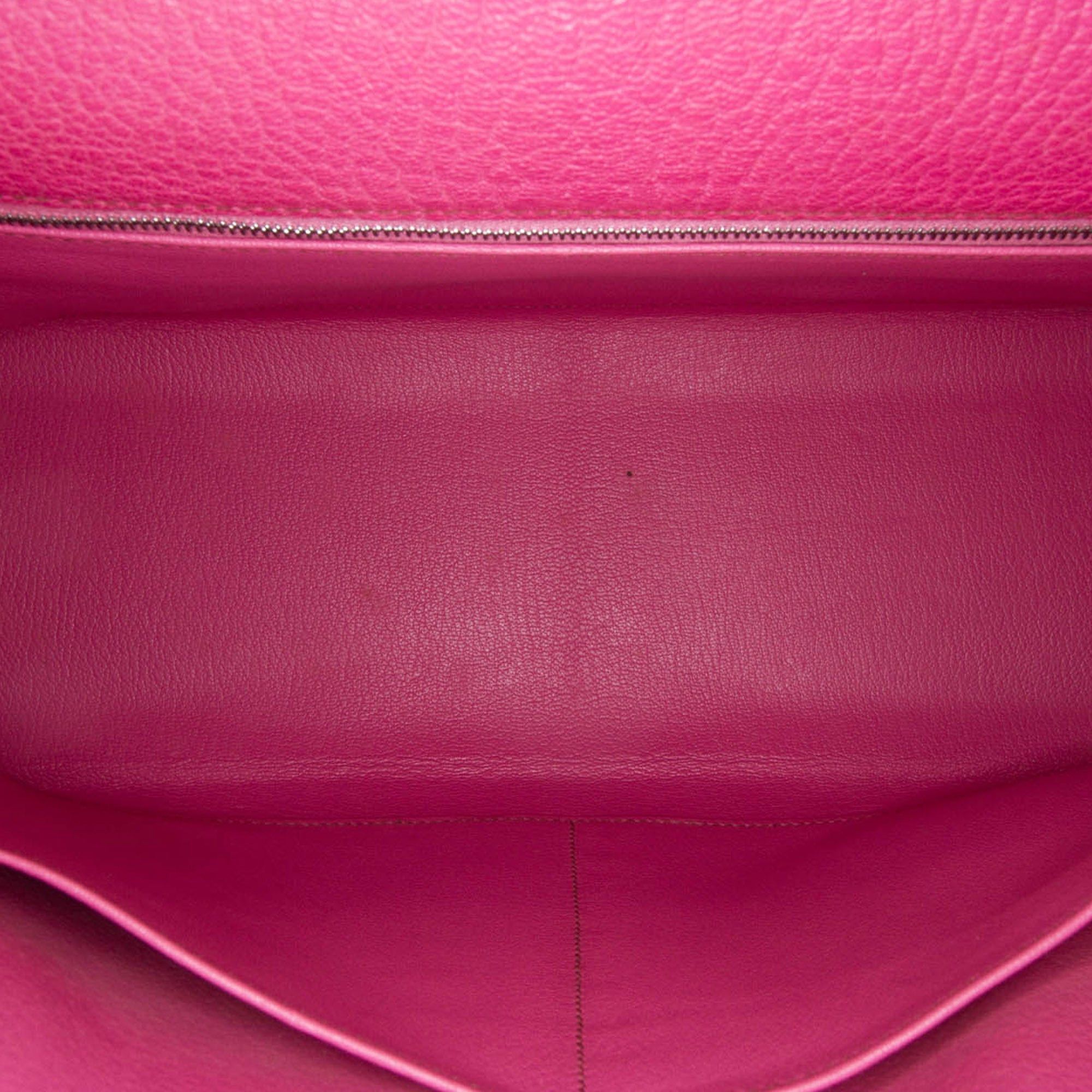 Hermes Hermès Chevre Mysore Kelly II Sellier 32 Pink Size ONE SIZE - 4 Thumbnail