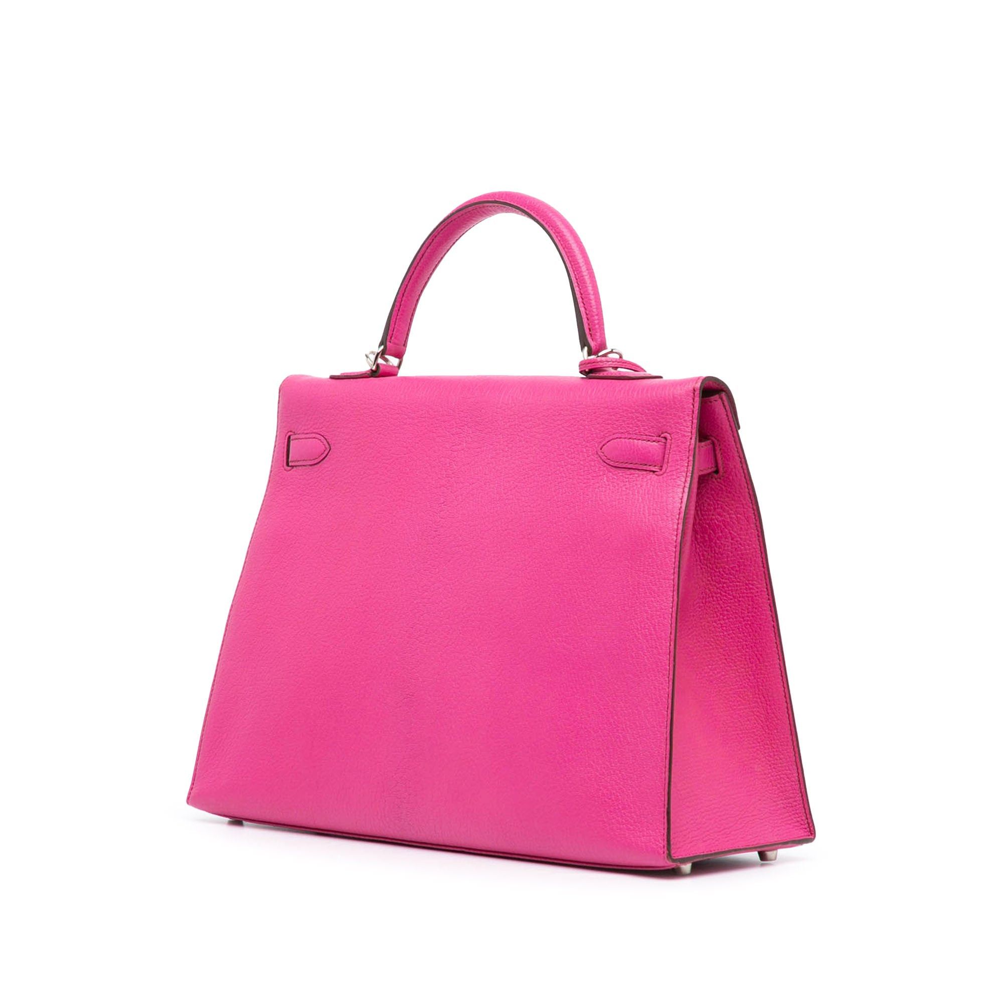 Hermes Hermès Chevre Mysore Kelly II Sellier 32 Pink Size ONE SIZE - 2 Thumbnail