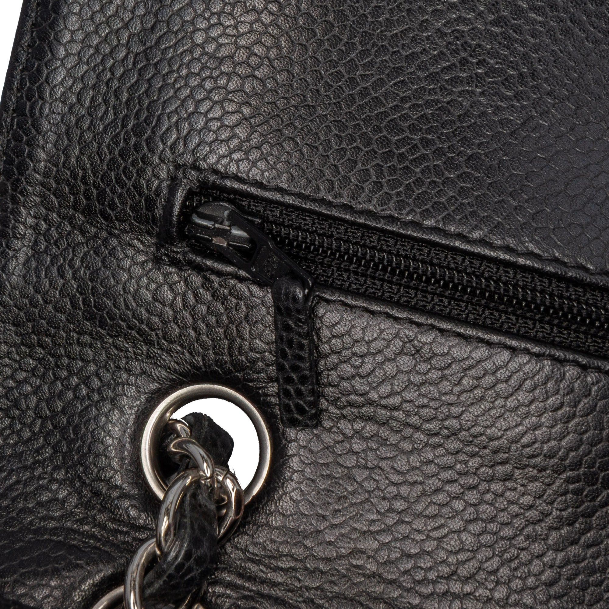 Chanel Chanel Medium Classic Caviar Double Flap Black Size ONE SIZE - 9 Thumbnail
