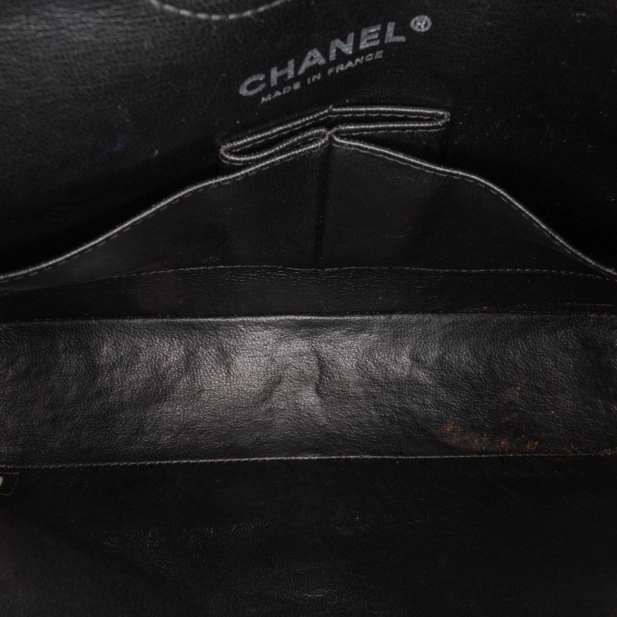 Chanel Chanel Medium Classic Caviar Double Flap Black Size ONE SIZE - 4 Thumbnail
