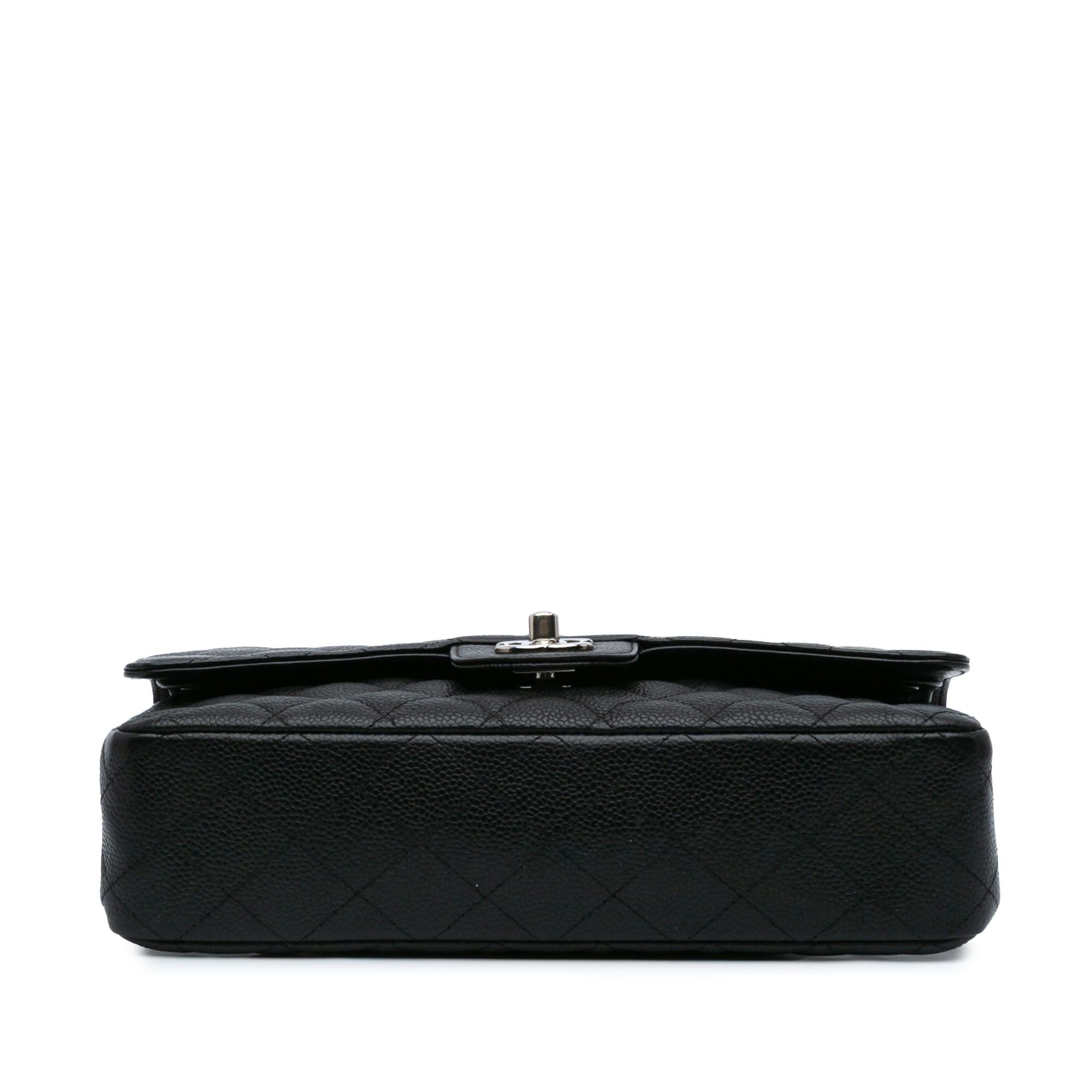 Chanel Chanel Medium Classic Caviar Double Flap Black Size ONE SIZE - 3 Thumbnail