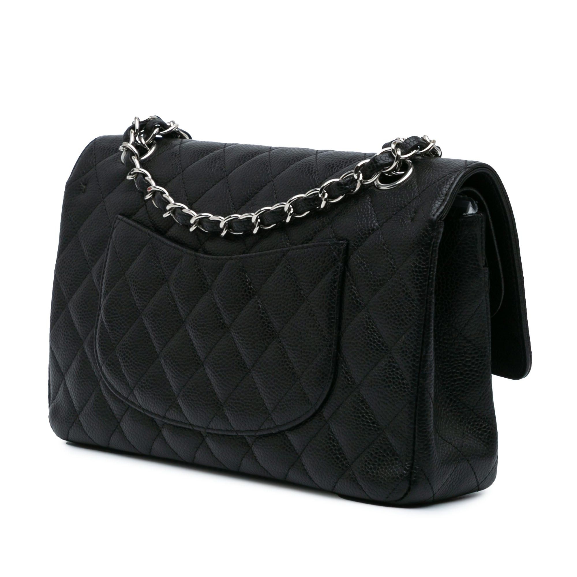 Chanel Chanel Medium Classic Caviar Double Flap Black Size ONE SIZE - 2 Thumbnail