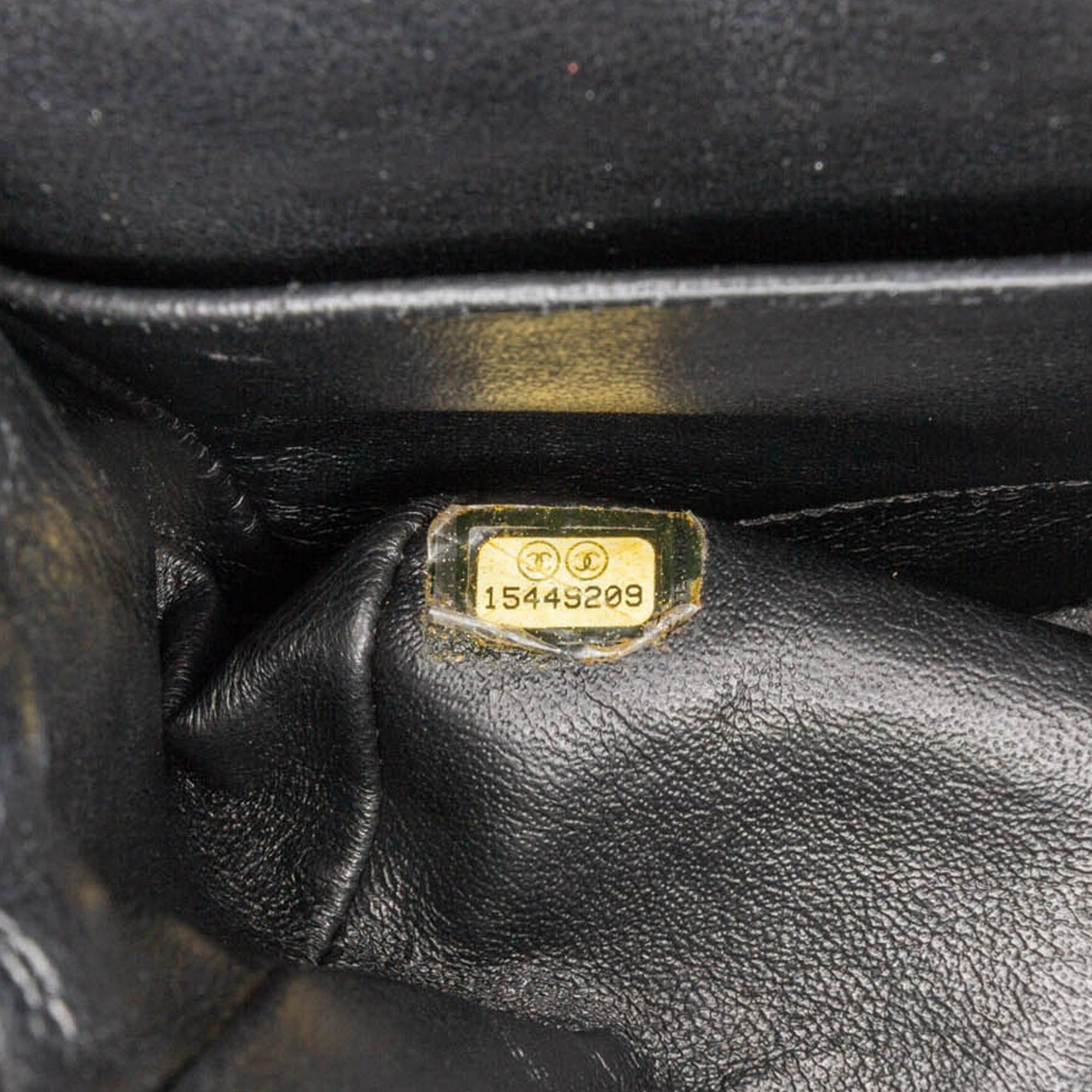 Chanel Chanel Medium Classic Patent Double Flap Black Size ONE SIZE - 7 Thumbnail