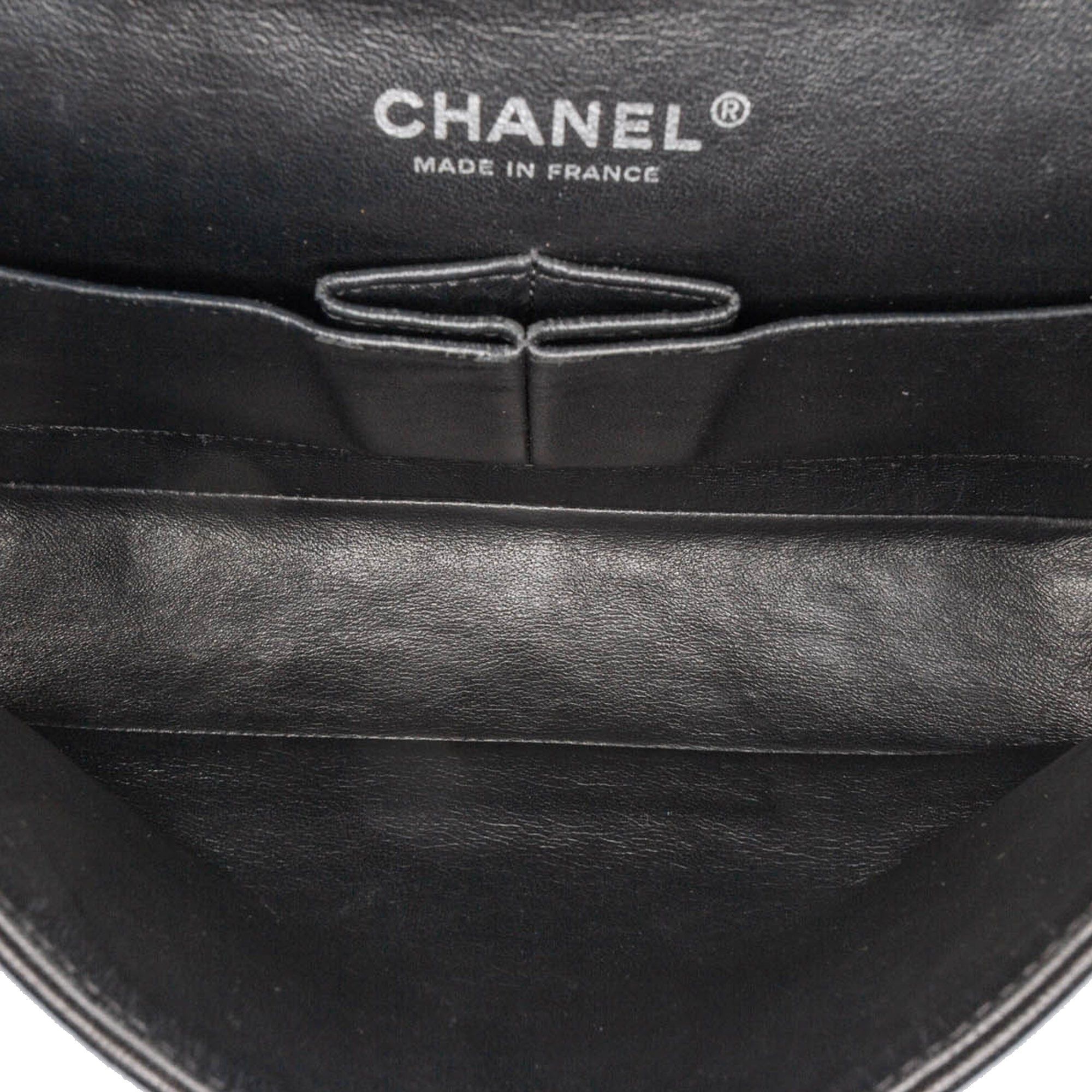 Chanel Chanel Medium Classic Patent Double Flap Black Size ONE SIZE - 5 Thumbnail