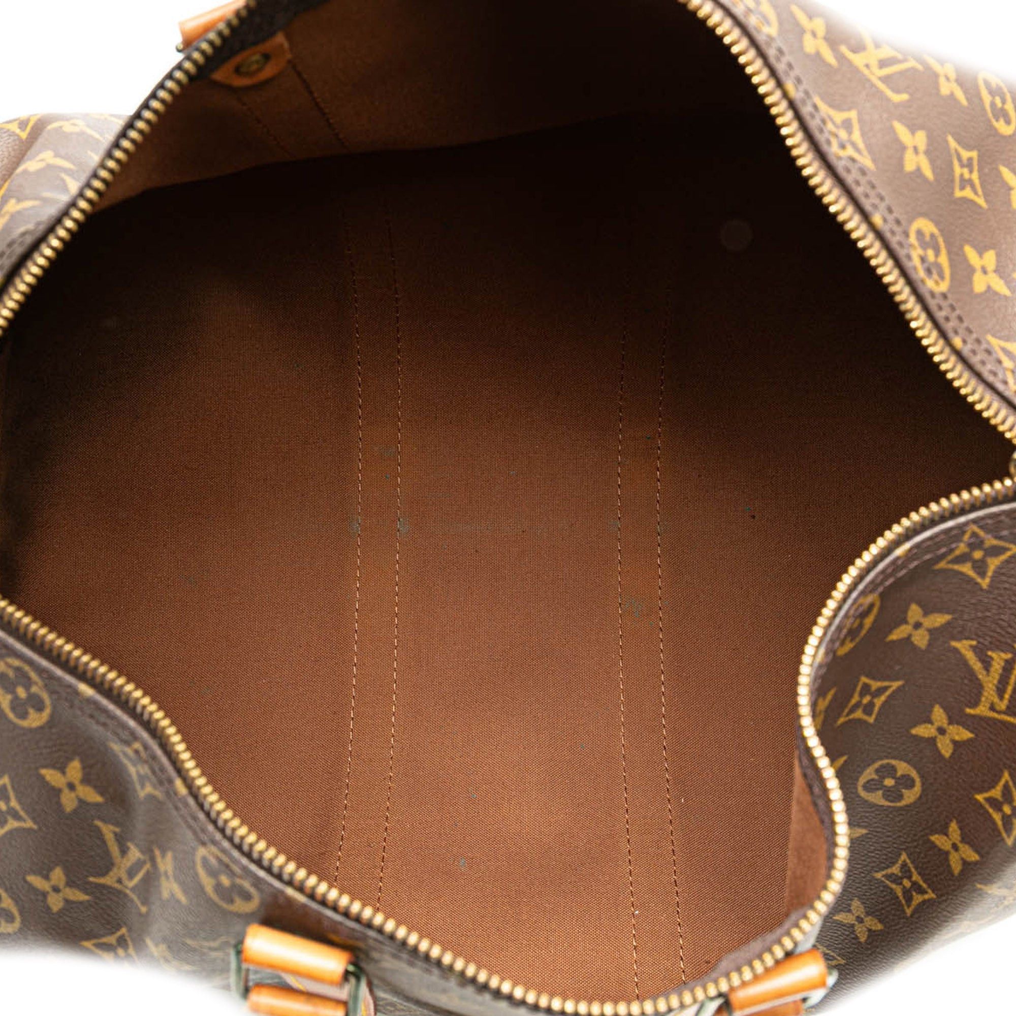 Louis Vuitton Louis Vuitton Monogram Keepall 45 Brown Size ONE SIZE - 4 Thumbnail