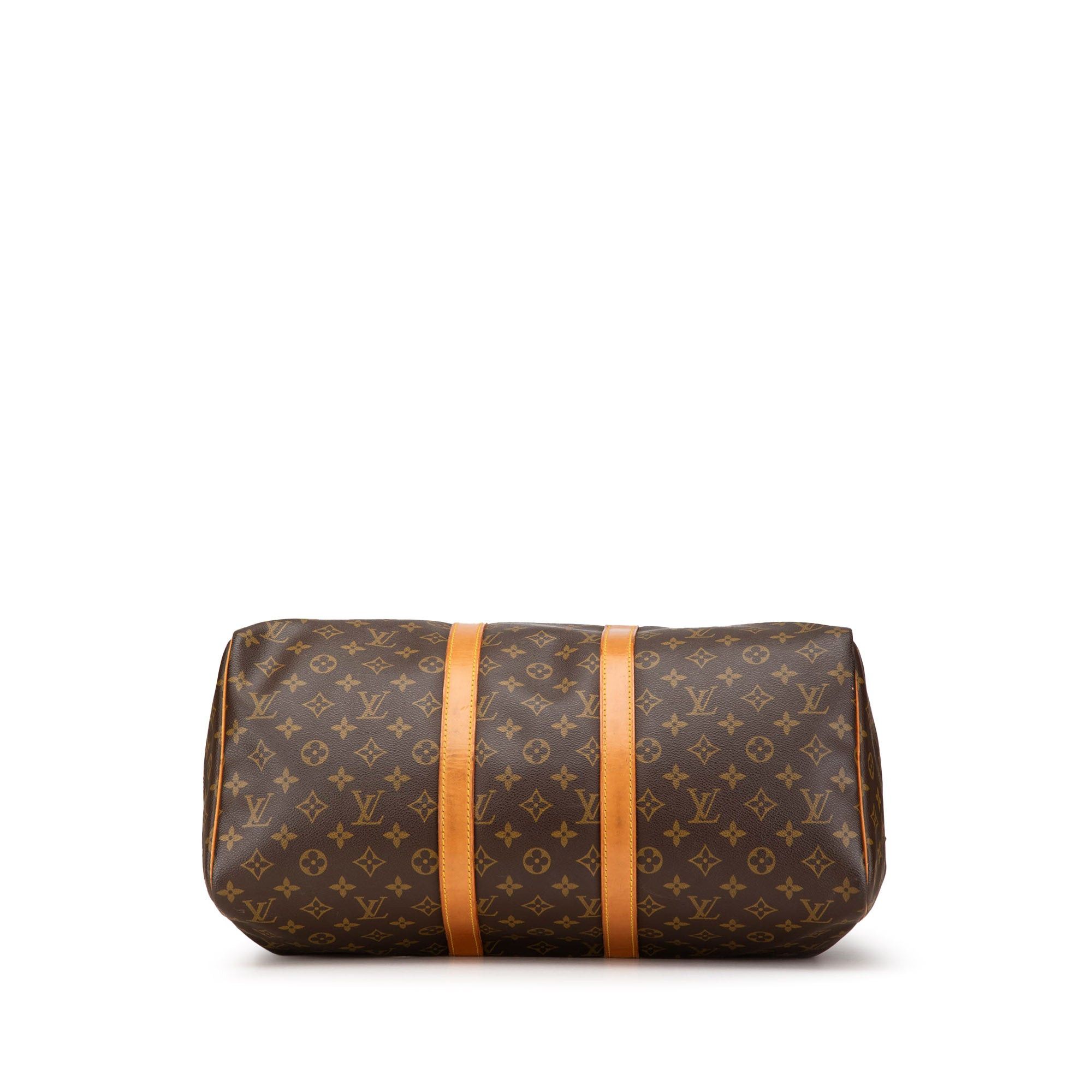 Louis Vuitton Louis Vuitton Monogram Keepall 45 Brown Size ONE SIZE - 3 Thumbnail
