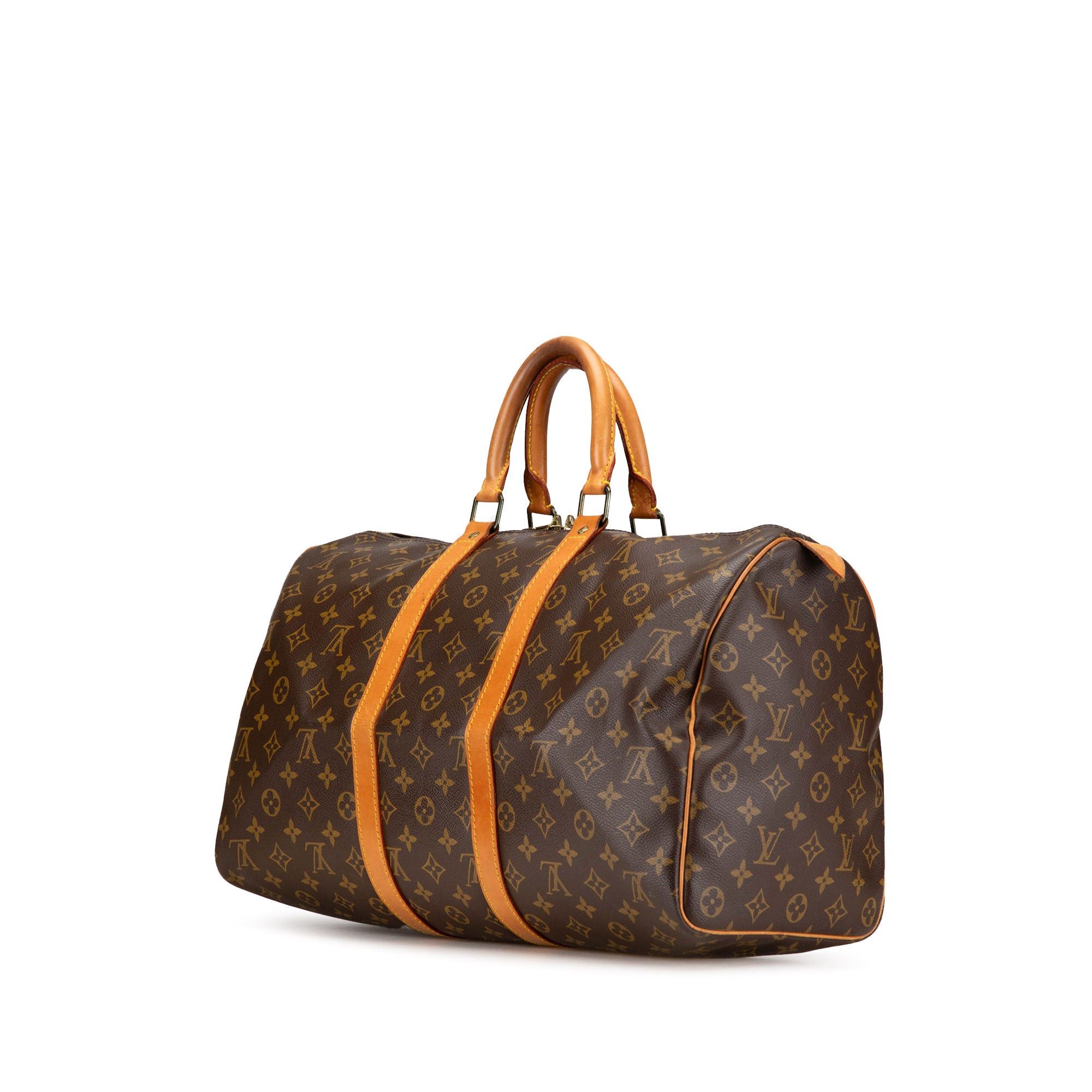 Louis Vuitton Louis Vuitton Monogram Keepall 45 Brown Size ONE SIZE - 2 Thumbnail
