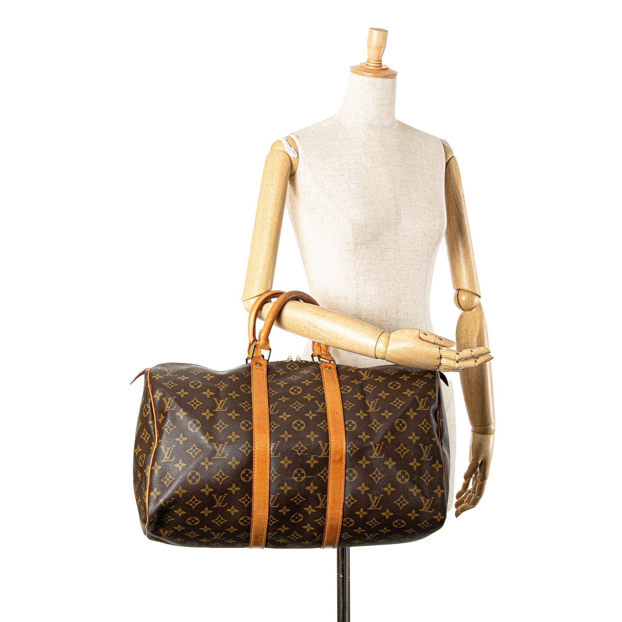 Louis Vuitton Louis Vuitton Monogram Keepall 45 Brown Size ONE SIZE - 10 Thumbnail