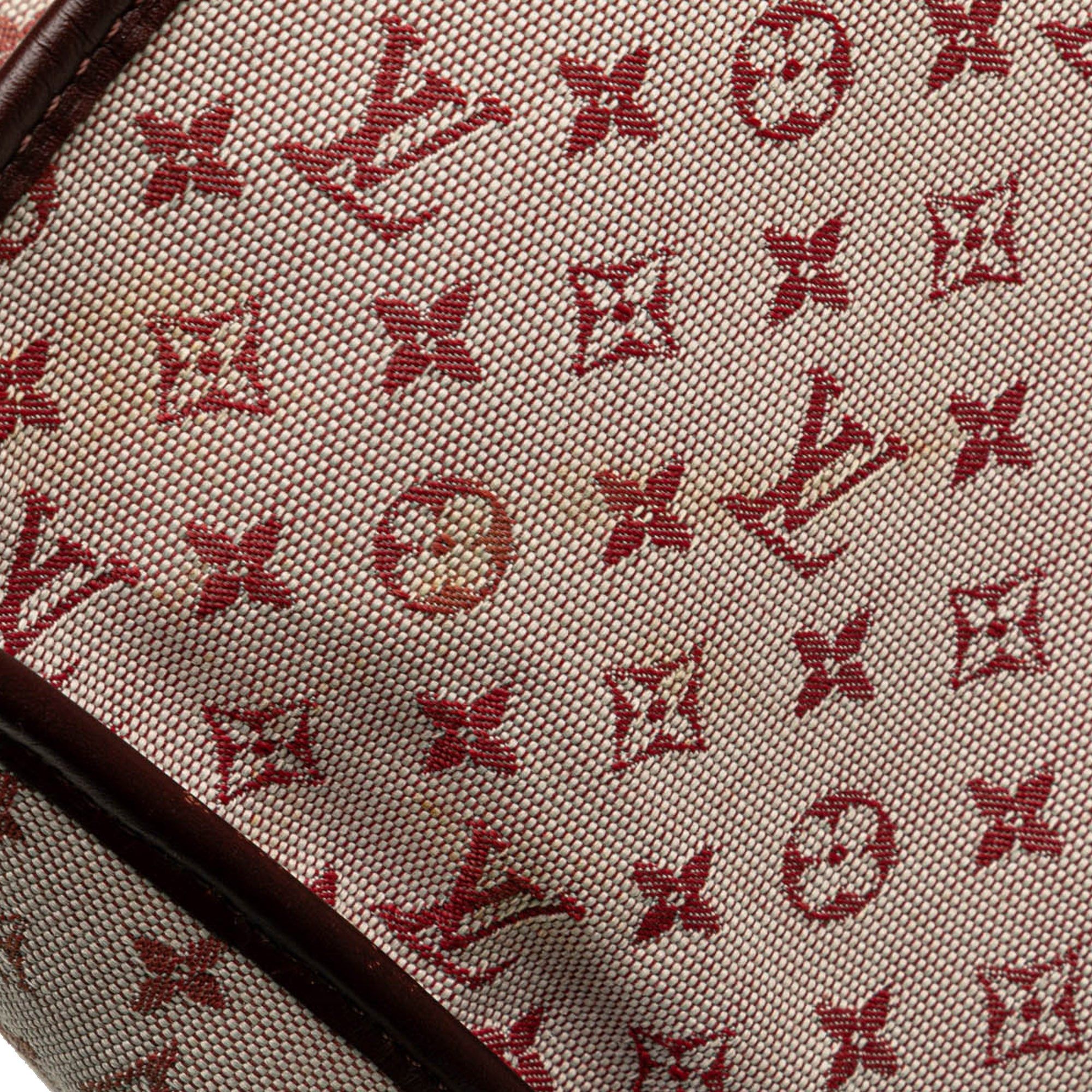 Louis Vuitton Louis Vuitton Monogram Mini Lin Kathleen Red Size ONE SIZE - 9 Thumbnail