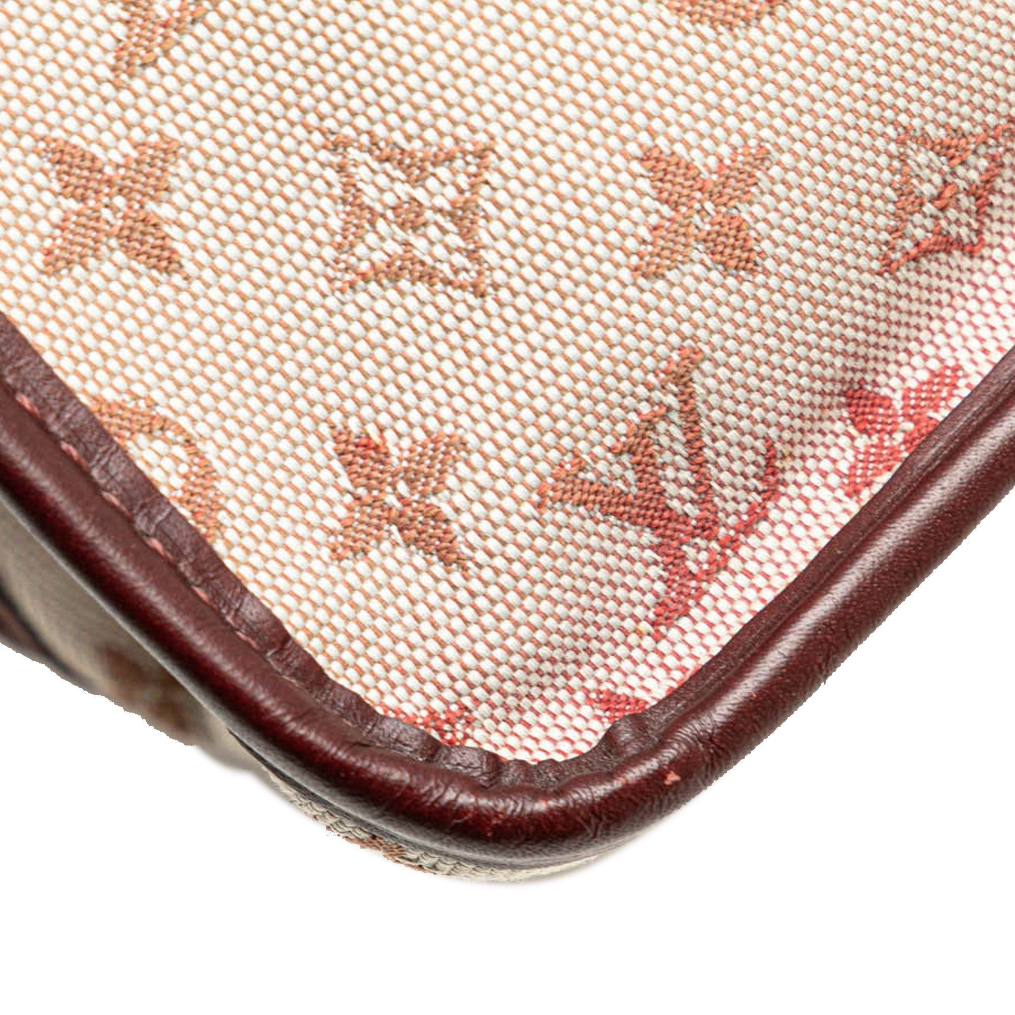 Louis Vuitton Louis Vuitton Monogram Mini Lin Kathleen Red Size ONE SIZE - 11 Thumbnail