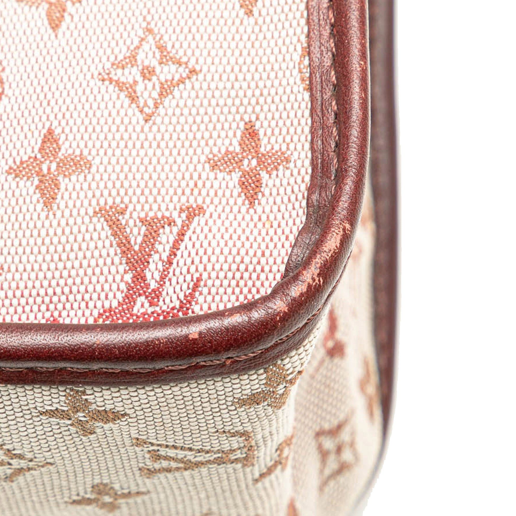 Louis Vuitton Louis Vuitton Monogram Mini Lin Kathleen Red Size ONE SIZE - 10 Thumbnail