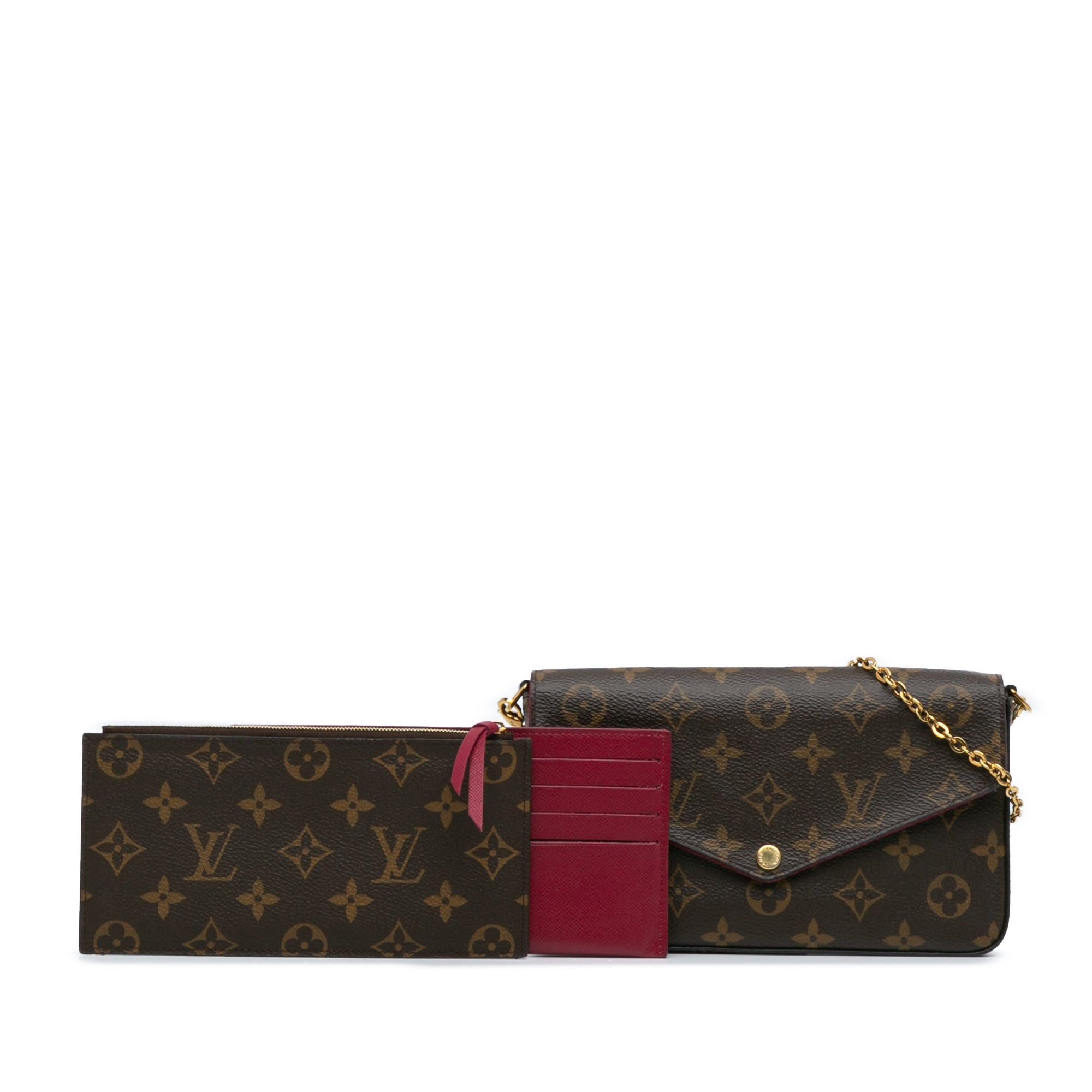 Louis Vuitton Louis Vuitton Monogram Pochette Felicie Brown Size ONE SIZE - 12 Thumbnail