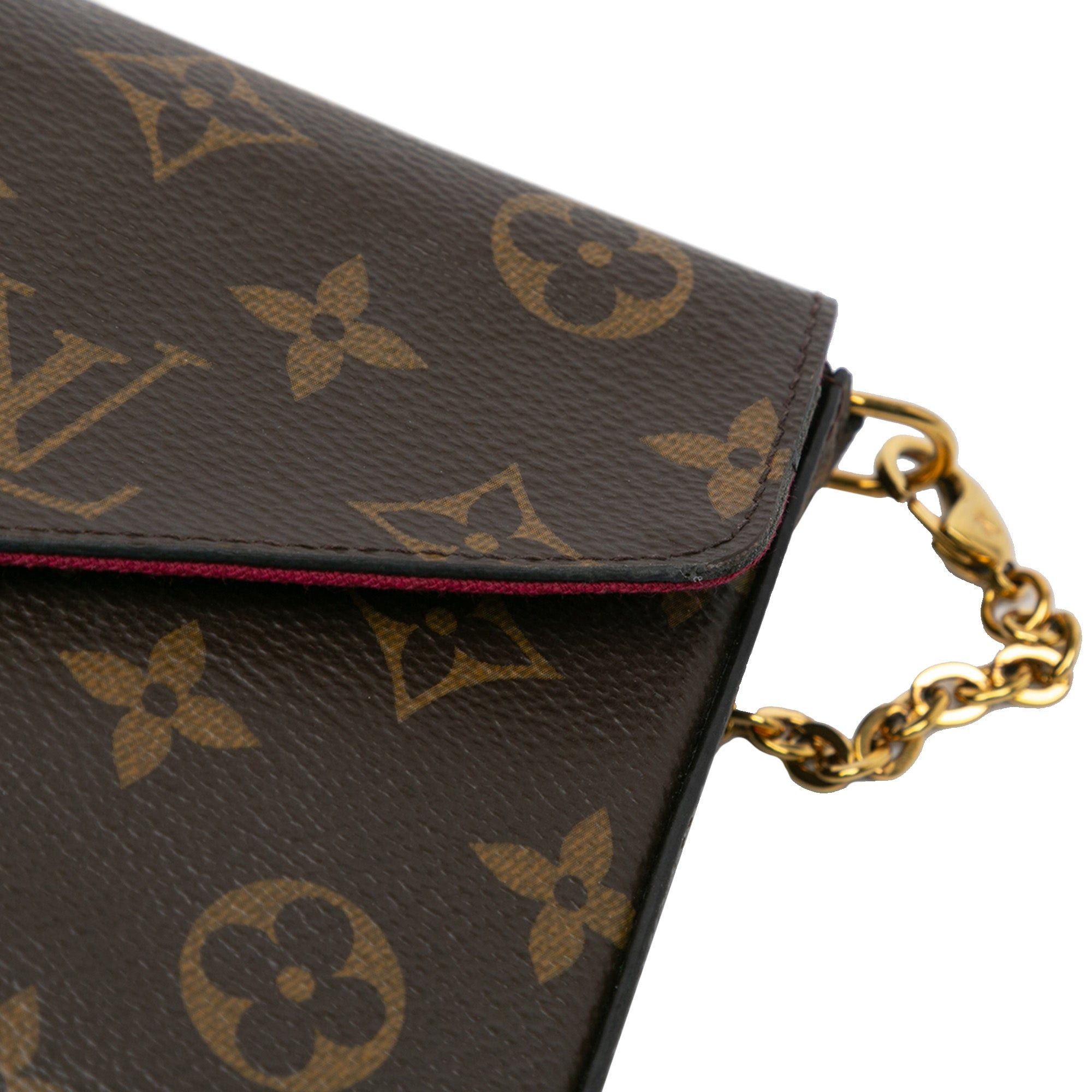 Louis Vuitton Louis Vuitton Monogram Pochette Felicie Brown Size ONE SIZE - 9 Thumbnail