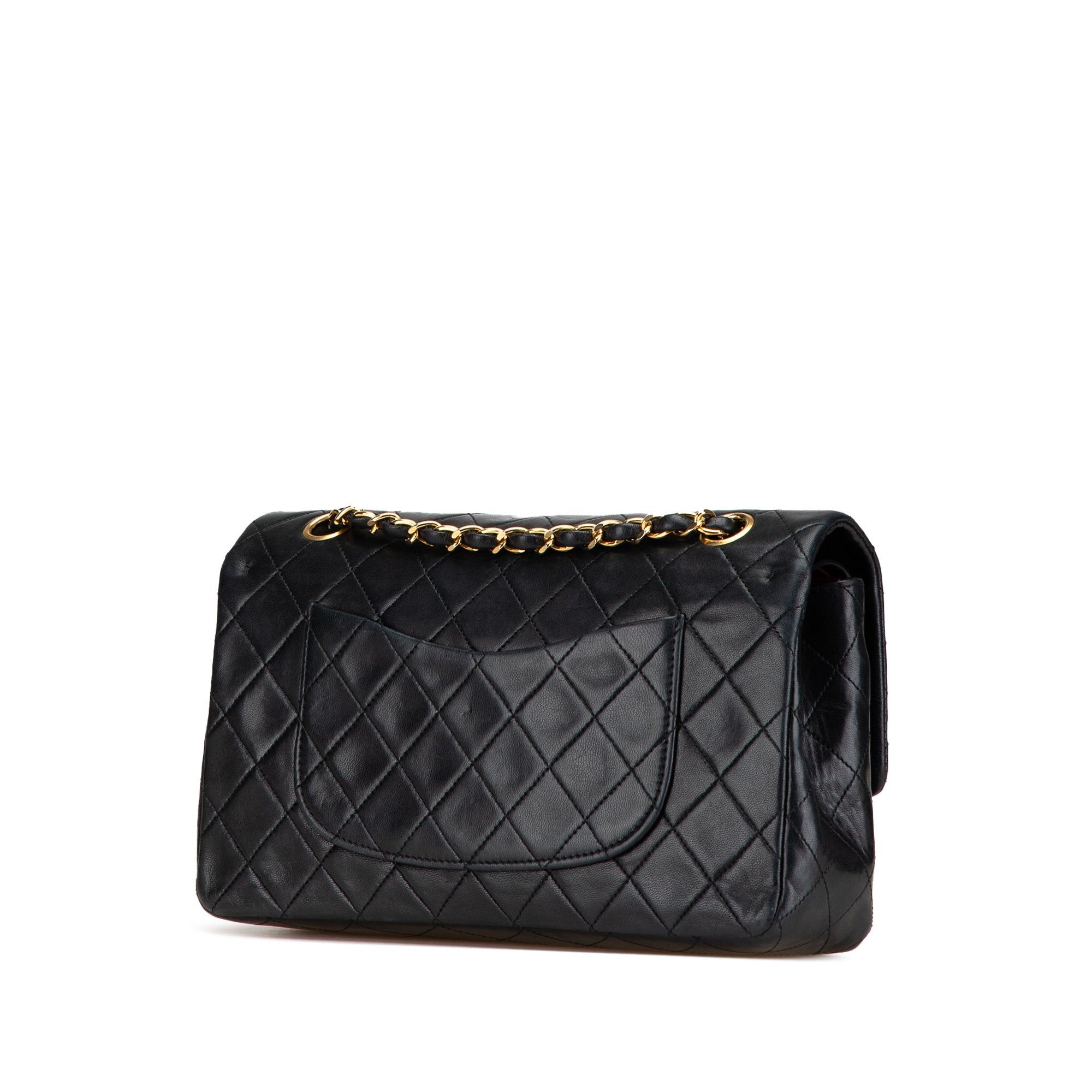 Chanel Chanel Medium Classic Lambskin Double Flap Black Size ONE SIZE - 2 Thumbnail