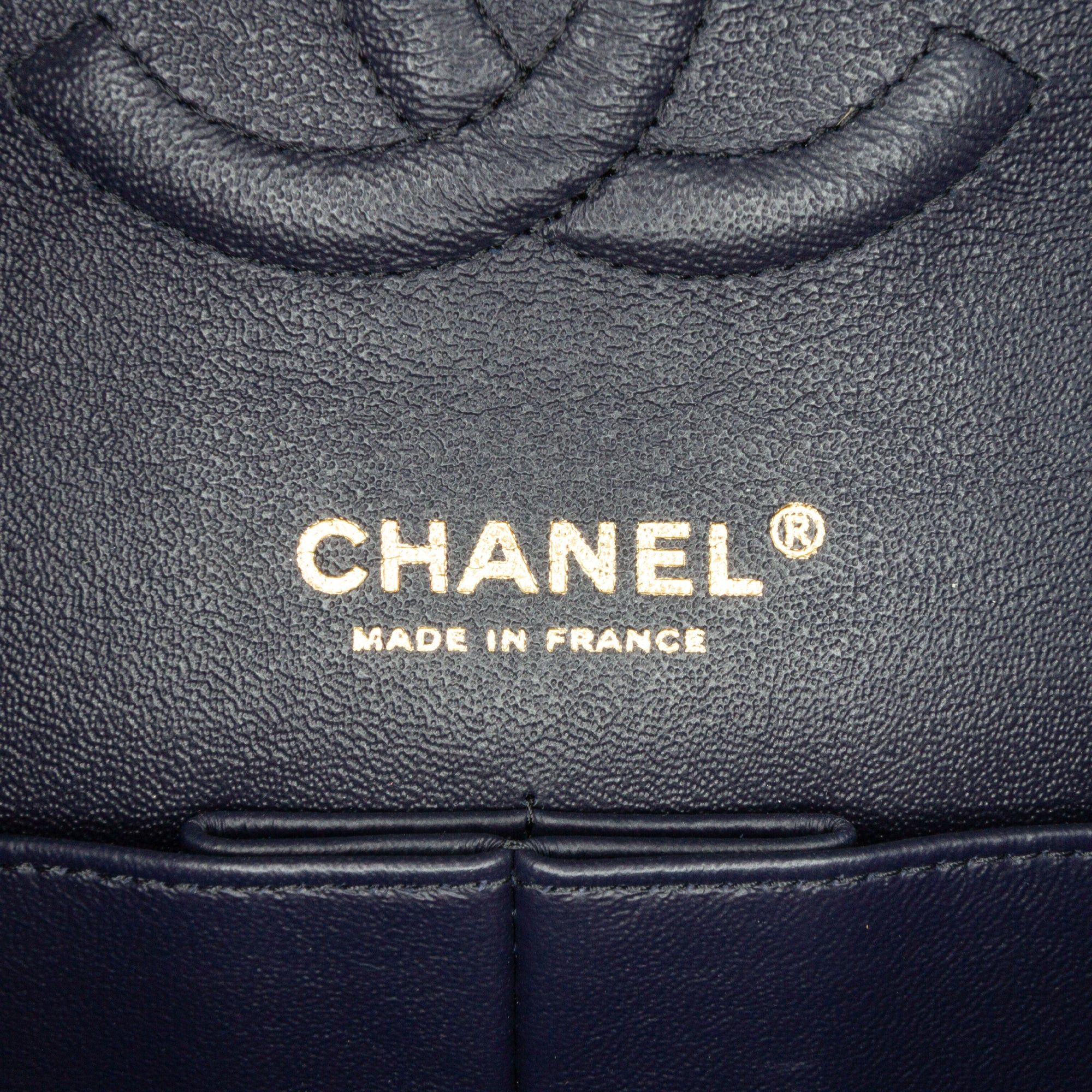 Chanel Chanel Medium Classic Caviar Double Flap Blue Size ONE SIZE - 5 Thumbnail