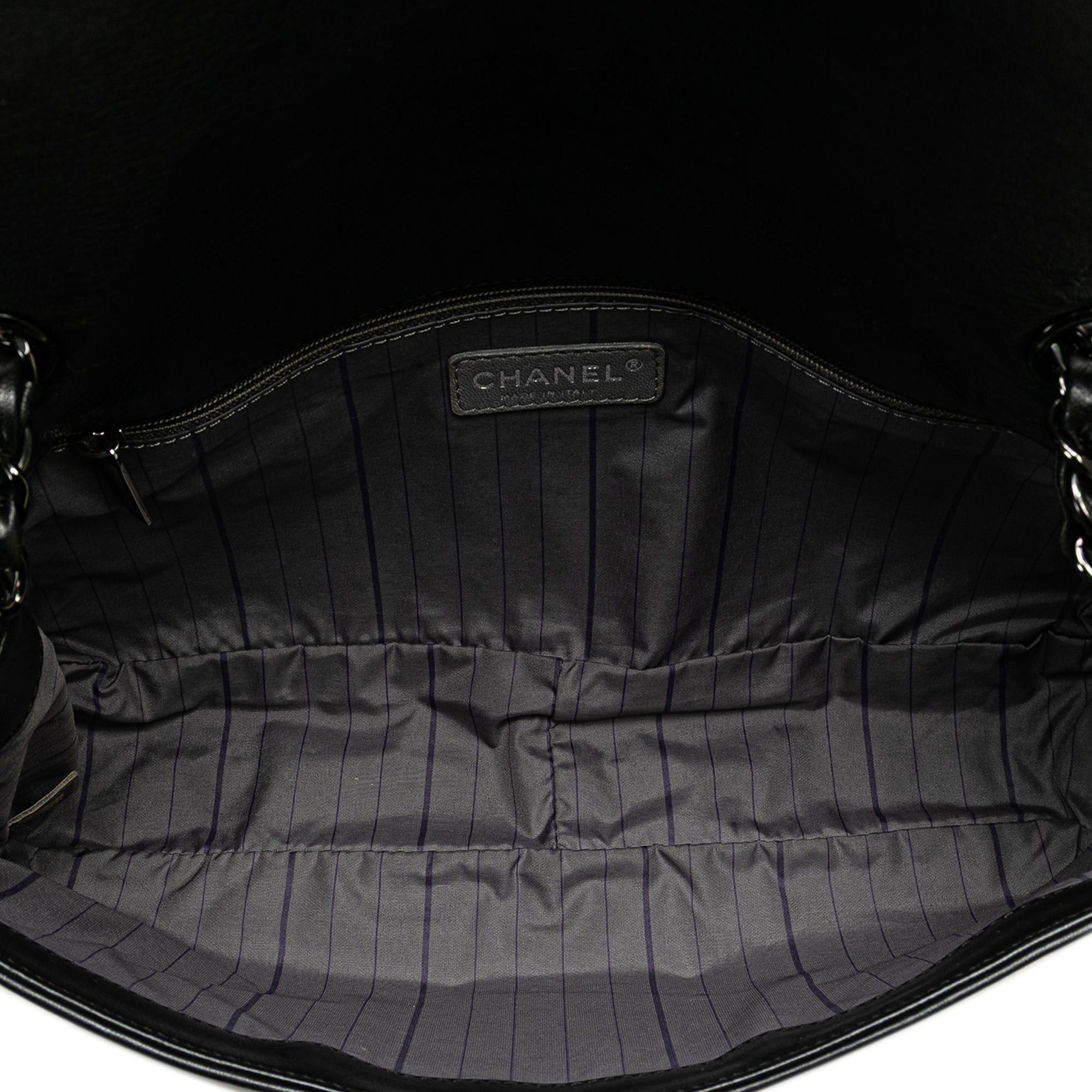 Chanel Chanel CC Studded Lambskin East West Flap Black Size ONE SIZE - 4 Thumbnail