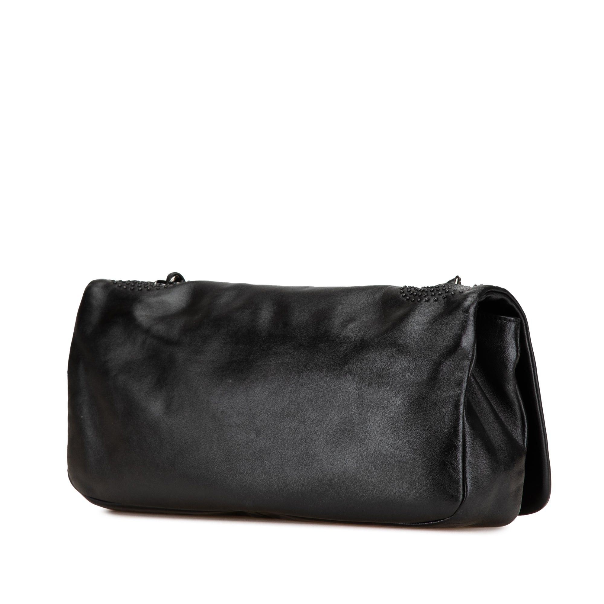 Chanel Chanel CC Studded Lambskin East West Flap Black Size ONE SIZE - 2 Thumbnail