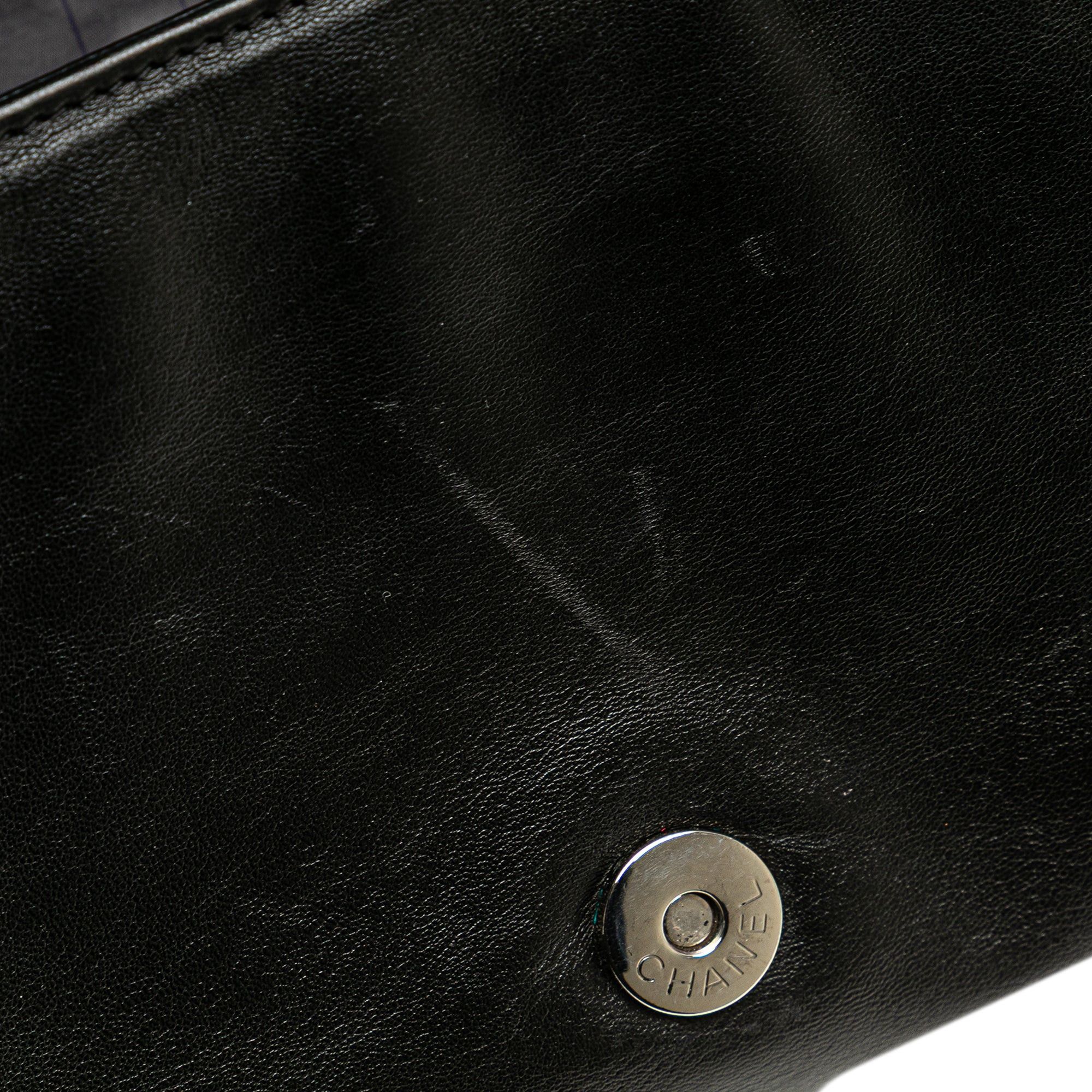 Chanel Chanel CC Studded Lambskin East West Flap Black Size ONE SIZE - 8 Thumbnail