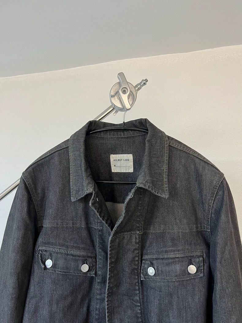 Helmut Lang Helmut Lang Black Gray Denim Jacket Size US M / EU 48-50 / 2 - 3 Thumbnail