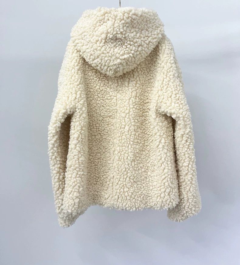 Helmut Lang Helmut Lang White Shearling Jacket Size US XS / EU 42 / 0 - 2 Thumbnail