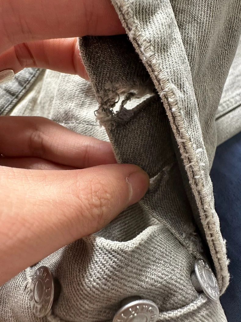 Helmut Lang Rare Helmut Lang Gray Denim Pants Size US 31 - 6 Thumbnail