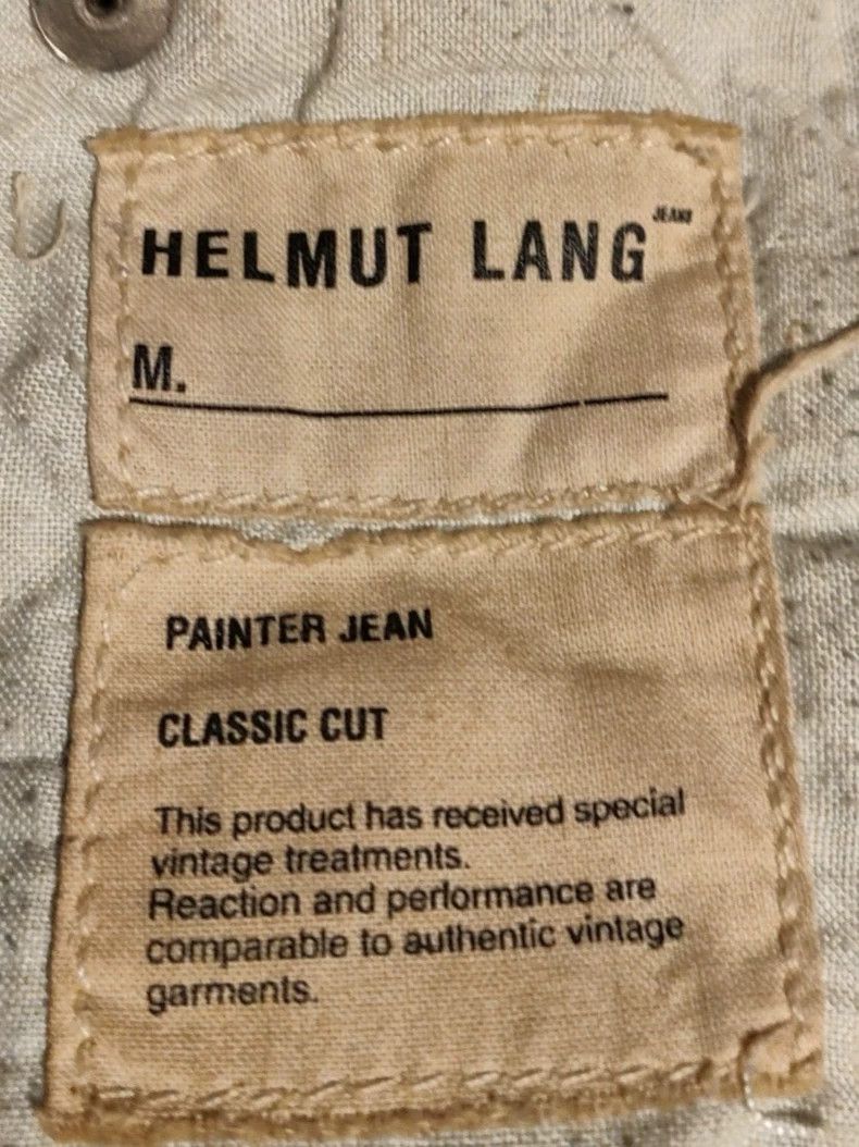 Helmut Lang Helmut Lang Painted Jeans Vintage Style Size US 29 - 9 Thumbnail