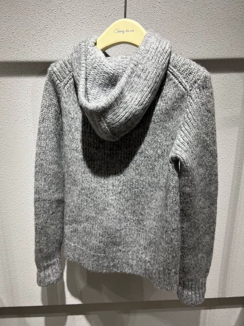 Helmut Lang Grey Hooded Sweater from Helmut Lang Size US XS / EU 42 / 0 - 2 Thumbnail