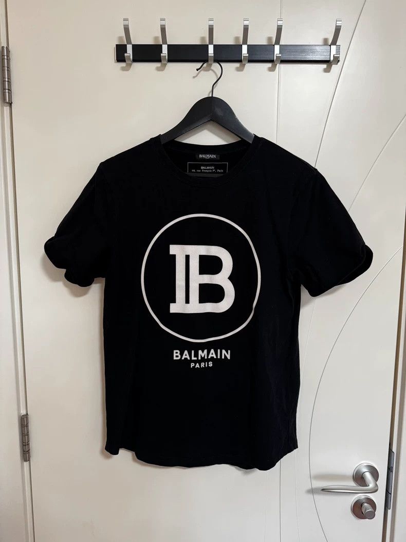 Balmain Black Balmain Summer Printed T-Shirt for Men Size US M / EU 48-50 / 2 - 9 Thumbnail