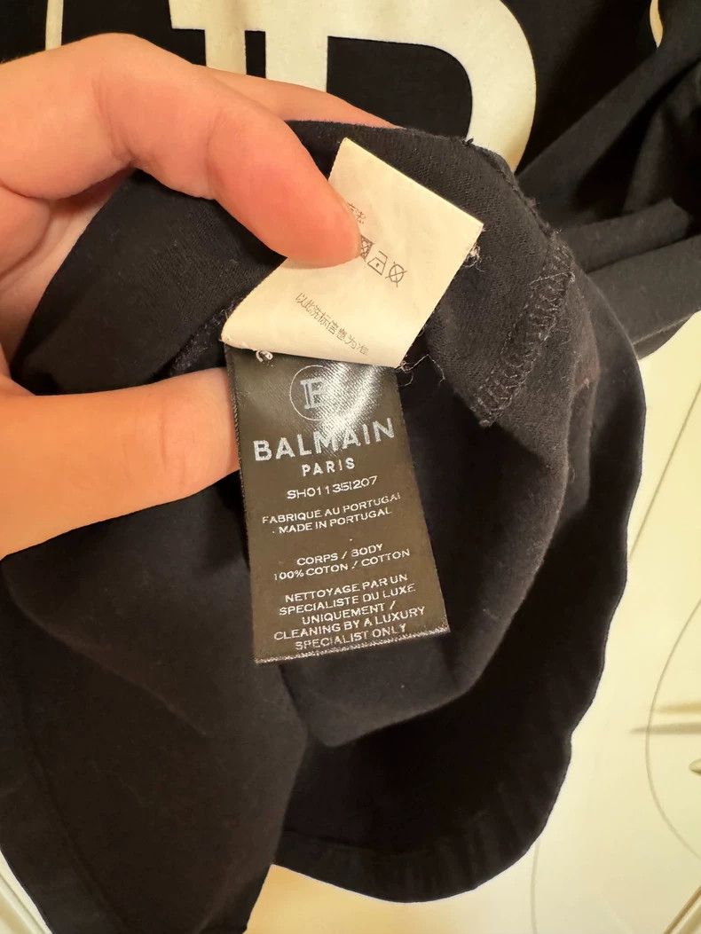Balmain Black Balmain Summer Printed T-Shirt for Men Size US M / EU 48-50 / 2 - 6 Thumbnail