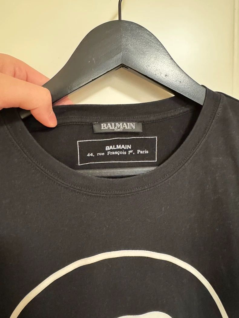 Balmain Black Balmain Summer Printed T-Shirt for Men Size US M / EU 48-50 / 2 - 4 Thumbnail