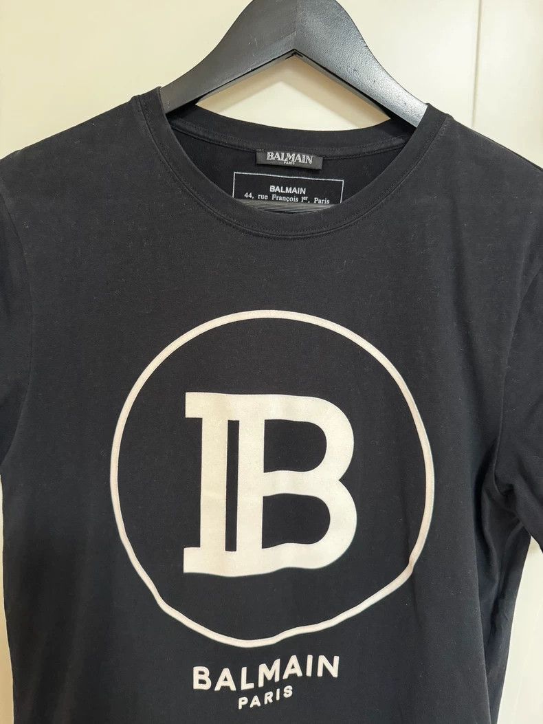 Balmain Black Balmain Summer Printed T-Shirt for Men Size US M / EU 48-50 / 2 - 3 Thumbnail