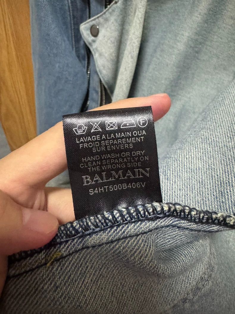 Balmain Stylish Men's Denim Jacket for Sale Size US M / EU 48-50 / 2 - 5 Thumbnail