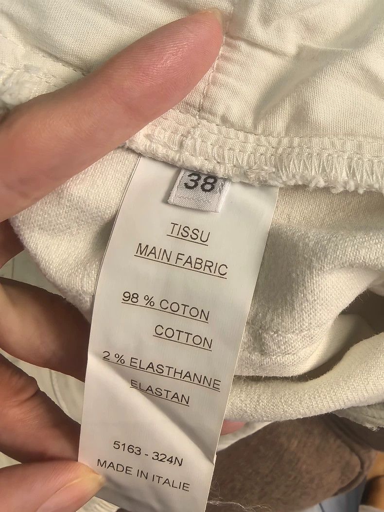 Balmain Classic White Denim Pants with Gold Buttons Size US 28 / EU 44 - 7 Thumbnail