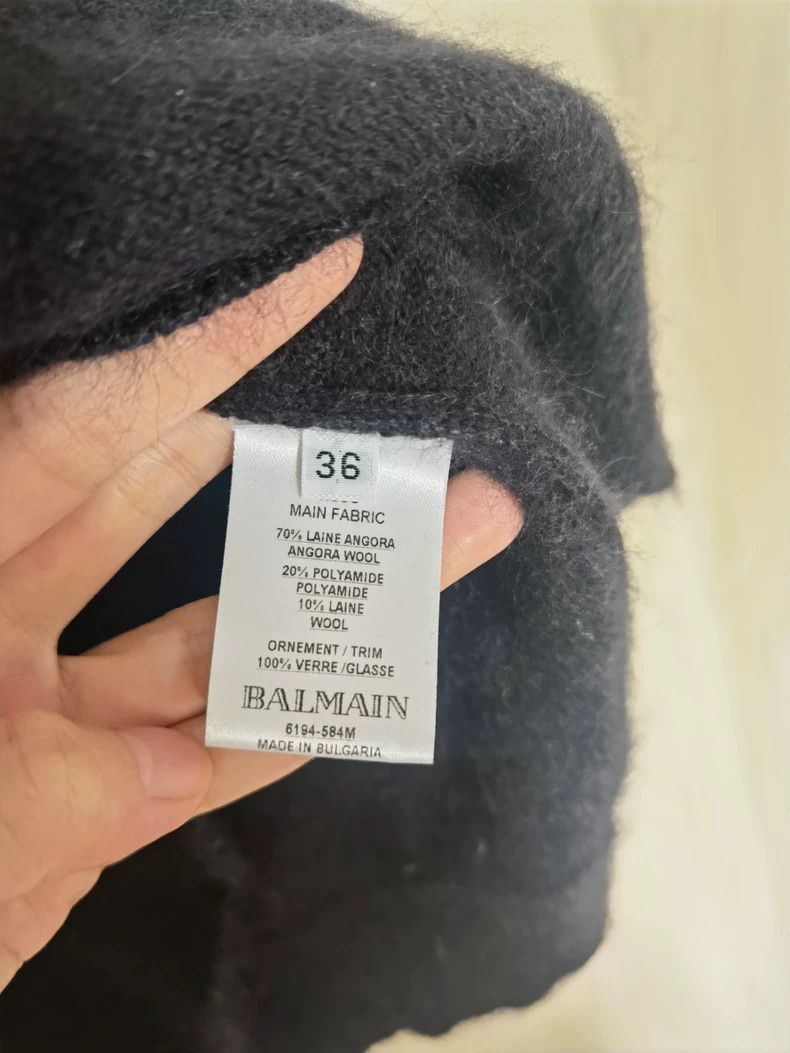 Balmain Classic Balmain Wool Sweater with Logo Size US M / EU 48-50 / 2 - 4 Thumbnail