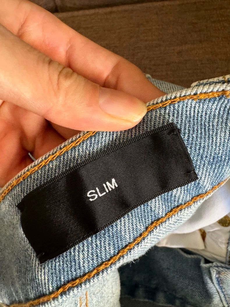 Balmain Comfortable Classic Denim Pants with Gold Button Size US 34 / EU 50 - 7 Thumbnail