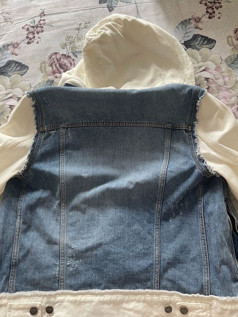 Balmain Balmain Blue White Denim Jacket Size US M / EU 48-50 / 2 - 6 Thumbnail