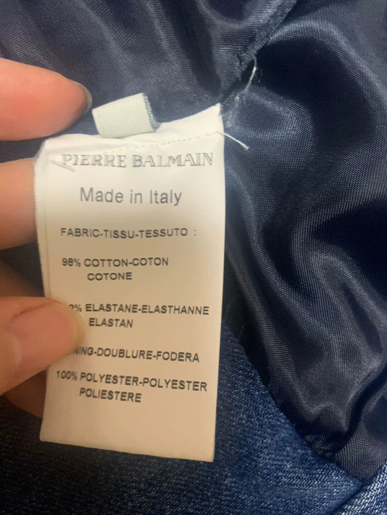 Balmain Balmain Denim Jacket Size 38 Size US M / EU 48-50 / 2 - 6 Thumbnail